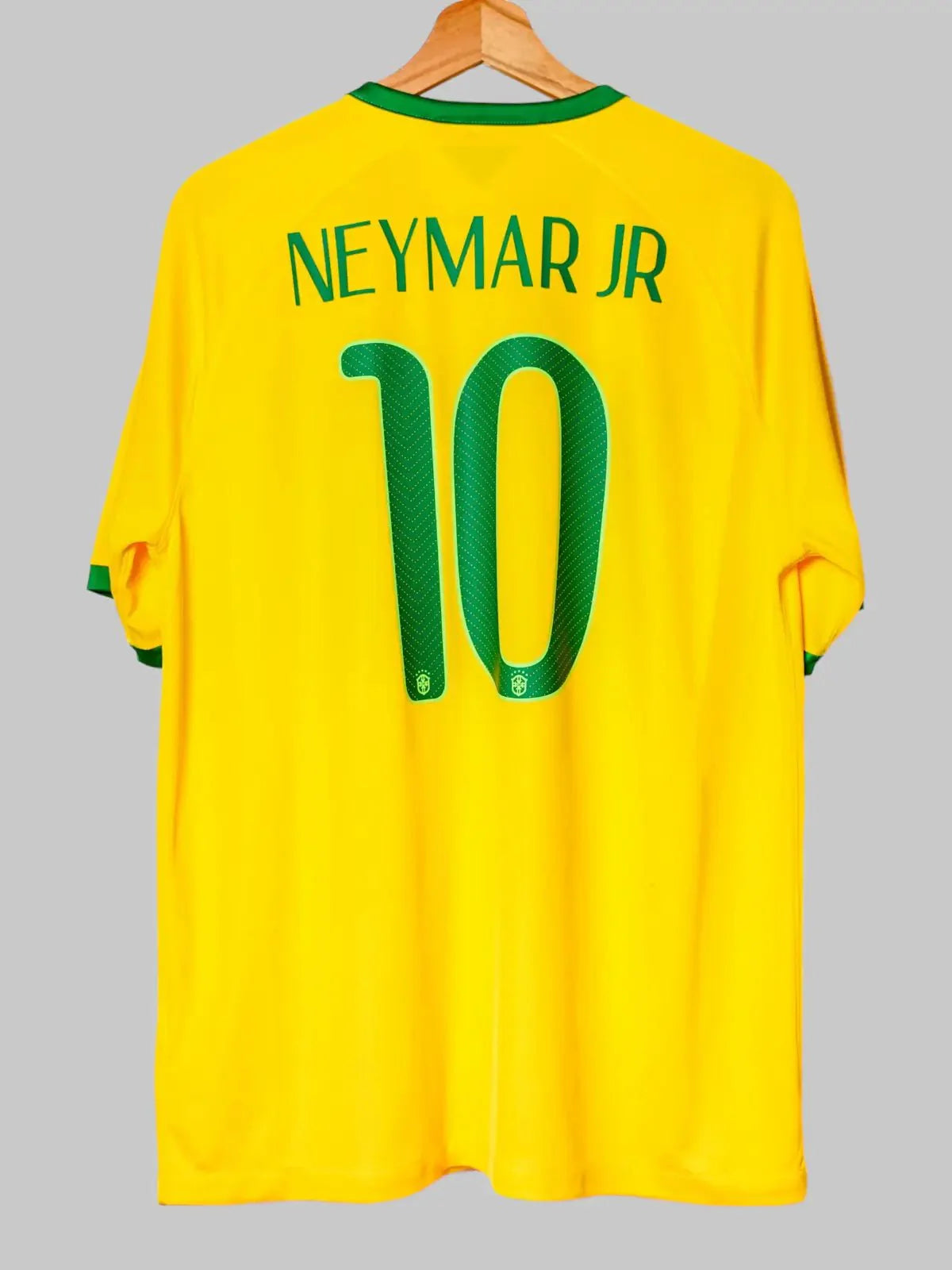 Brazil Home Shirt 2014/15 Neymar Jr #10 (L)