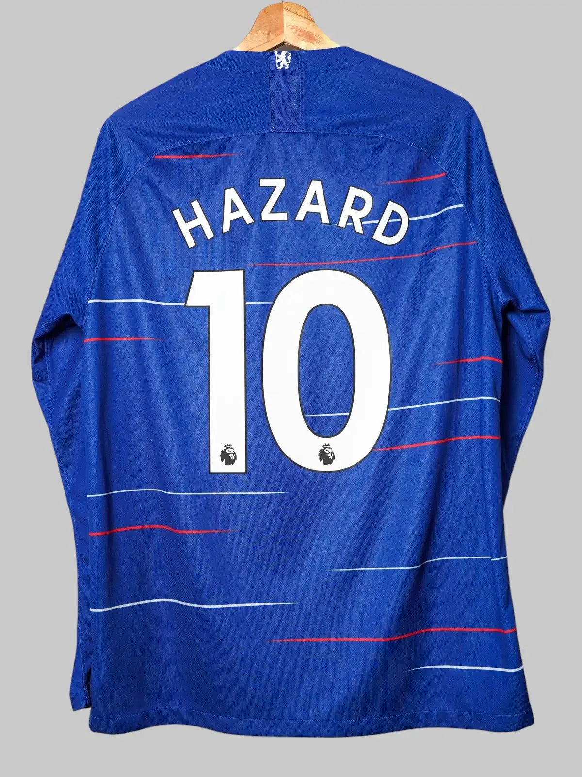 Chelsea Home Shirt L/S 2018/19 Hazard #10 (L)