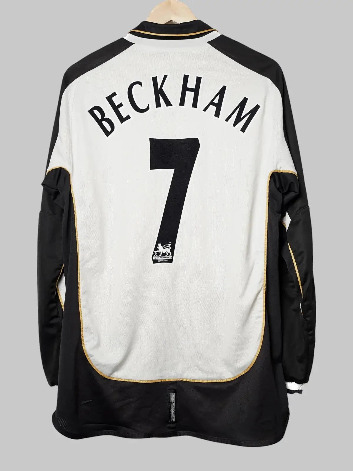Manchester United Away Shirt L/S Reversible 2001/2 Beckham #7 (L)
