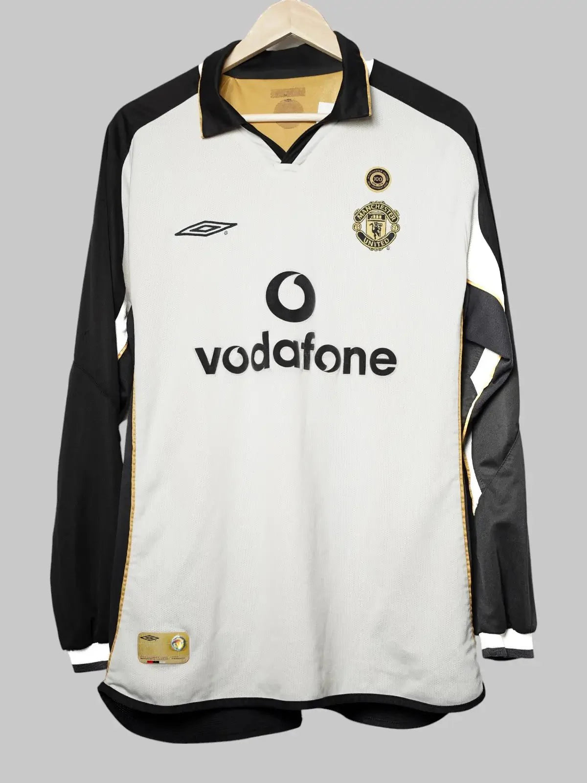 Manchester United Away Shirt L/S Reversible 2001/2 Beckham #7 (L)