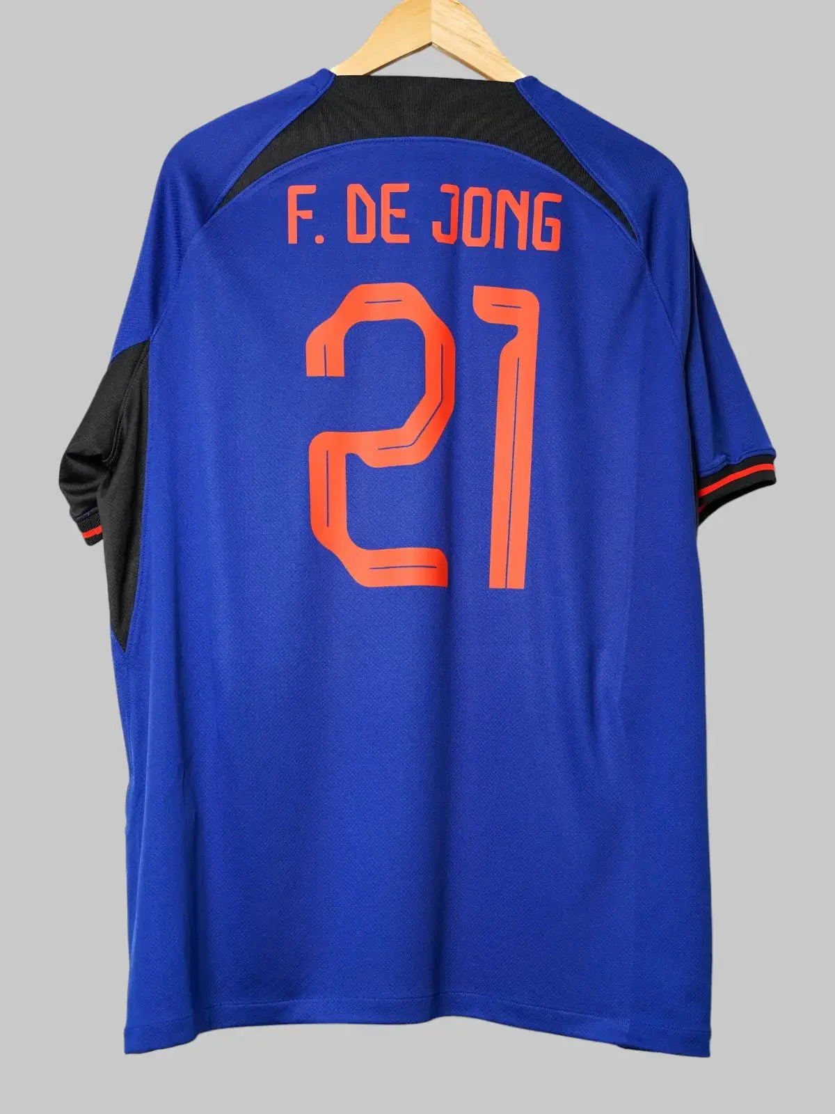 Netherlands Away Shirt 2022/23 F. de Jong #21 (XL)
