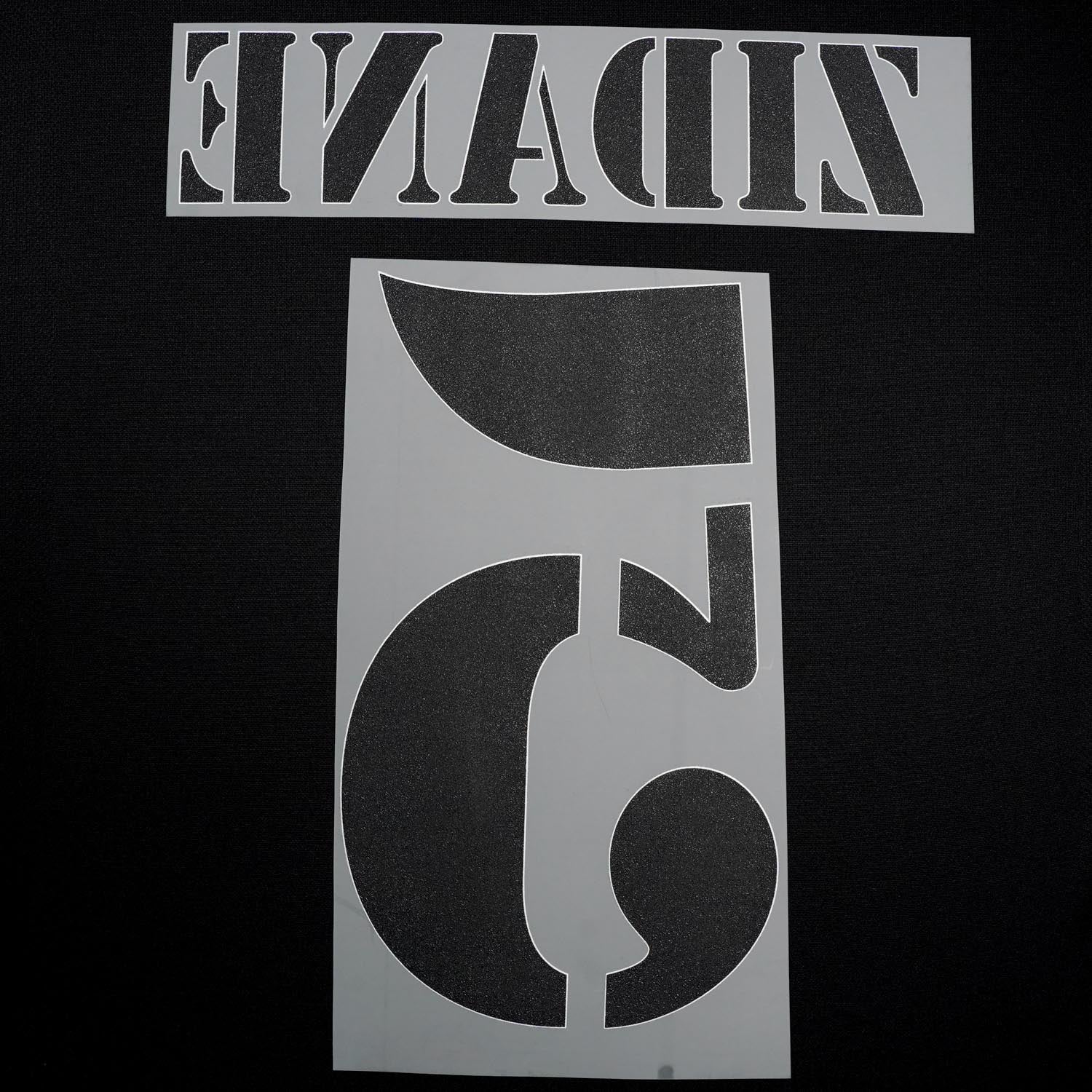 2002/3 Real Madrid Away/Third Name Set Zidane #5 (Repro)