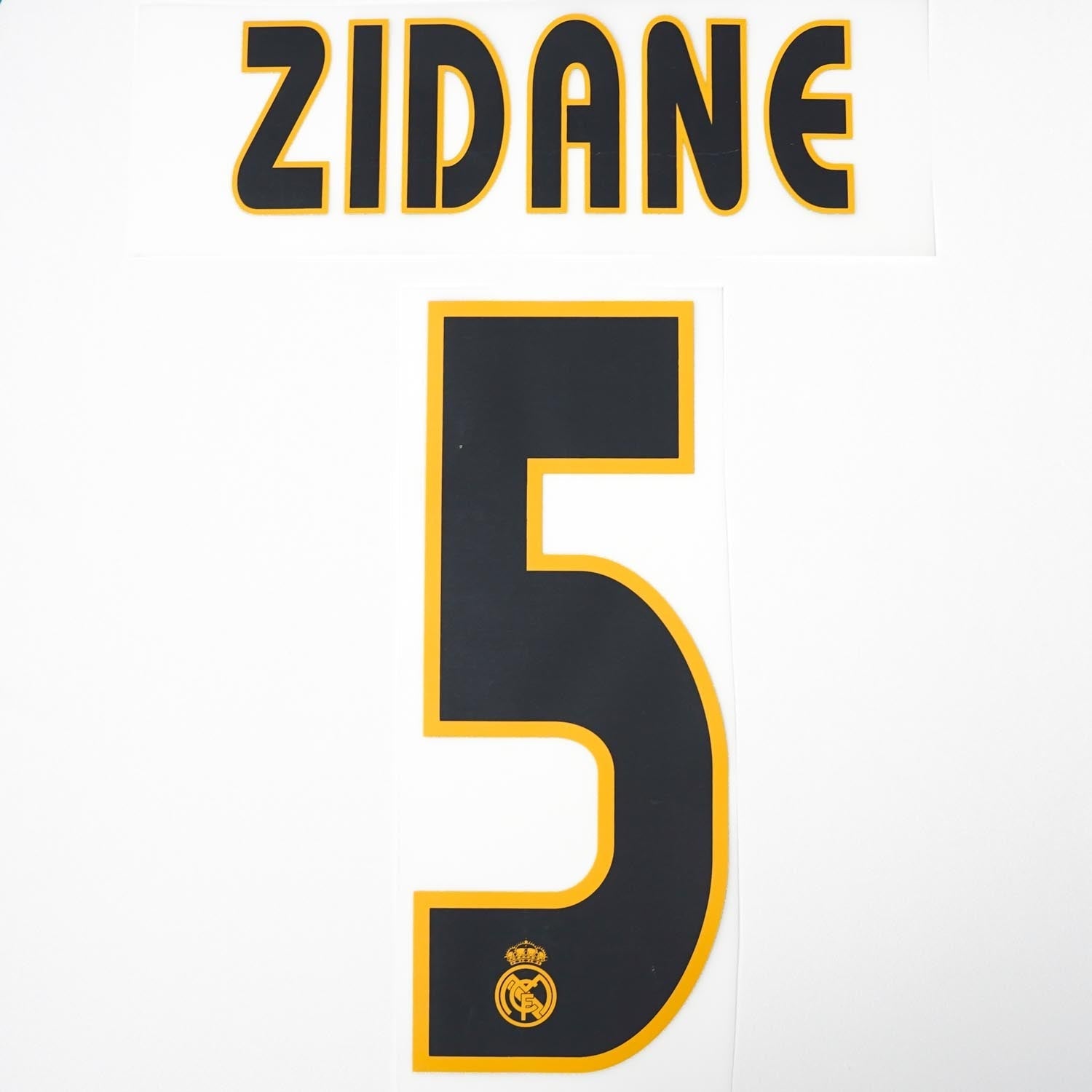 2003-2005 Real Madrid Home Name Set Zidane #5 (Repro)