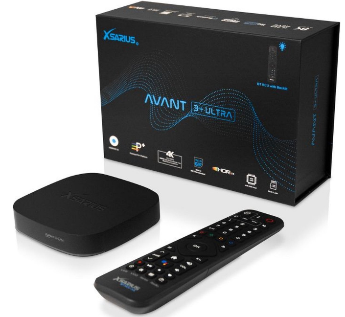 Xsarius Avant 3+ Ultra Black Edition - 4K OTT Android Media Streamer