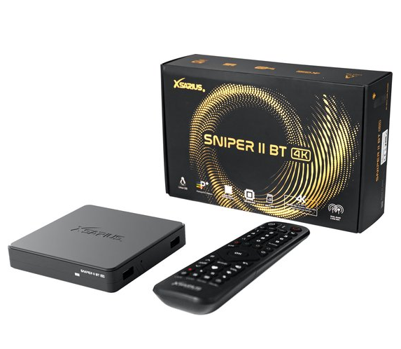 Xsarius Sniper 2 Bluetooth 4K UHD Linux OTT Mediastreamer