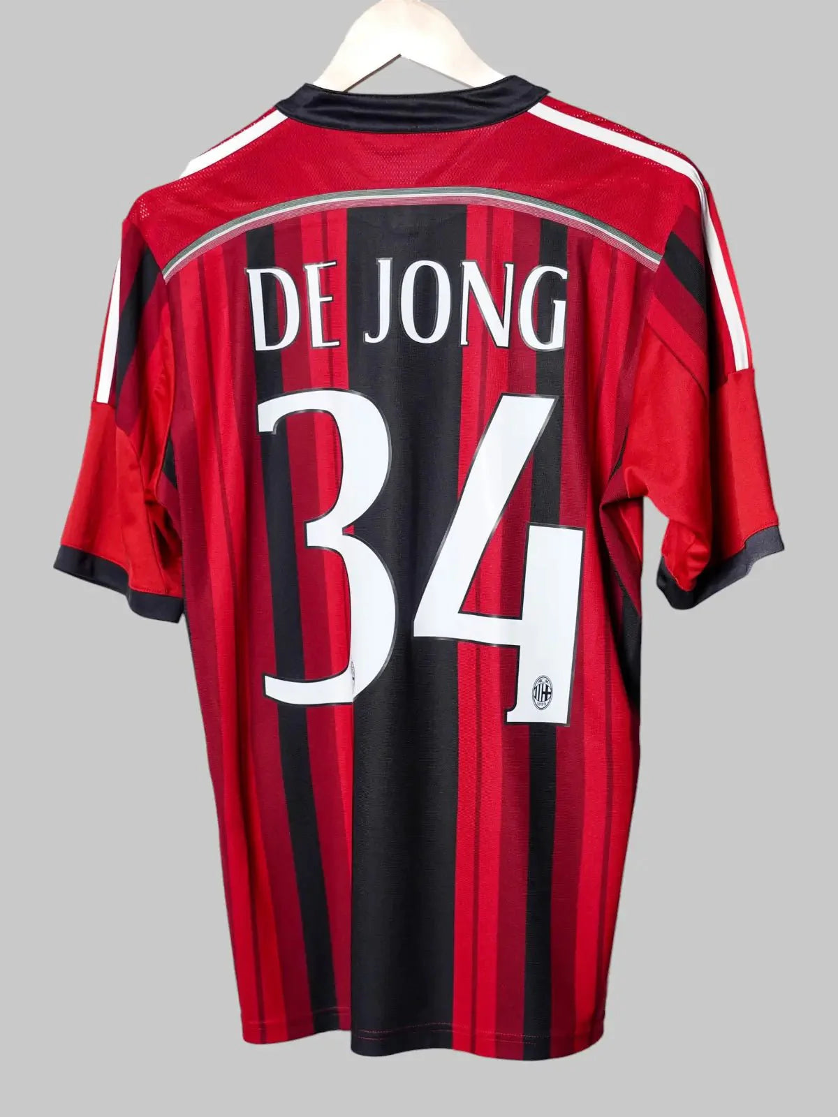 AC Milan 2014/15 Home Shirt De Jong #34 (M)