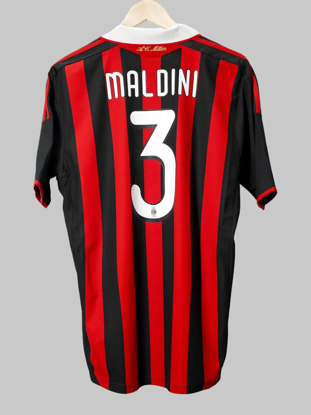 AC Milan Home Shirt 2009/10 Maldini #3 (M)
