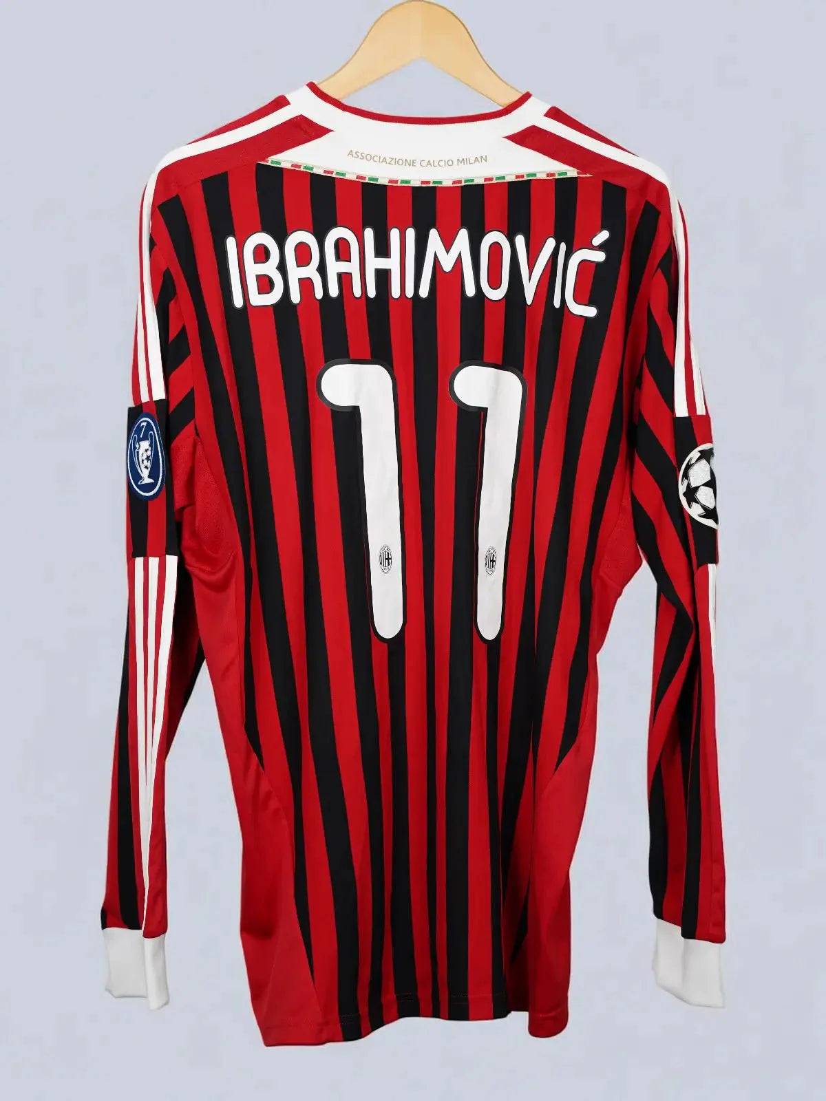 AC Milan L/S Home Shirt 2011/12 Ibrahimovic #11 (XL)