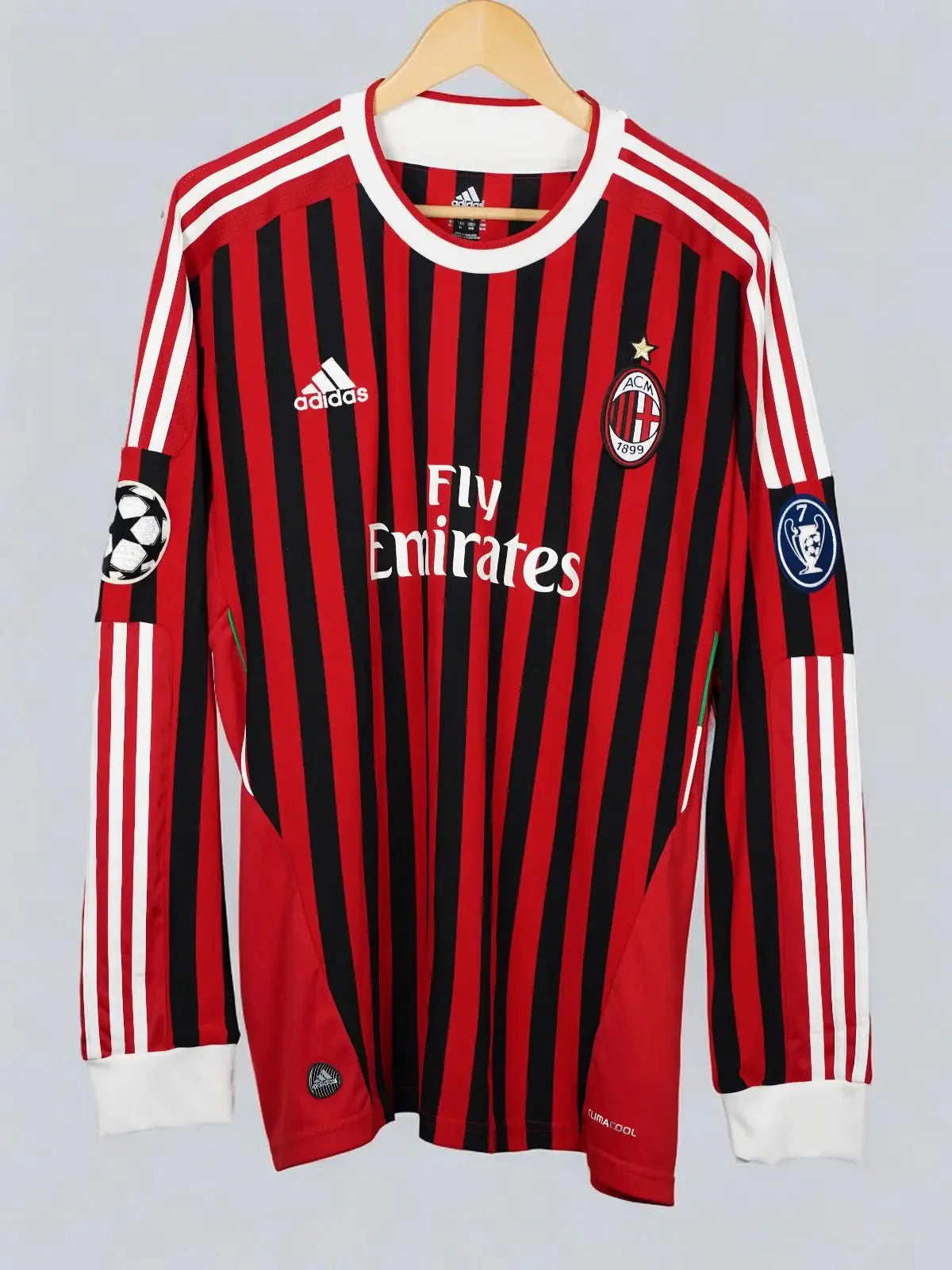 AC Milan L/S Home Shirt 2011/12 Ibrahimovic #11 (XL)