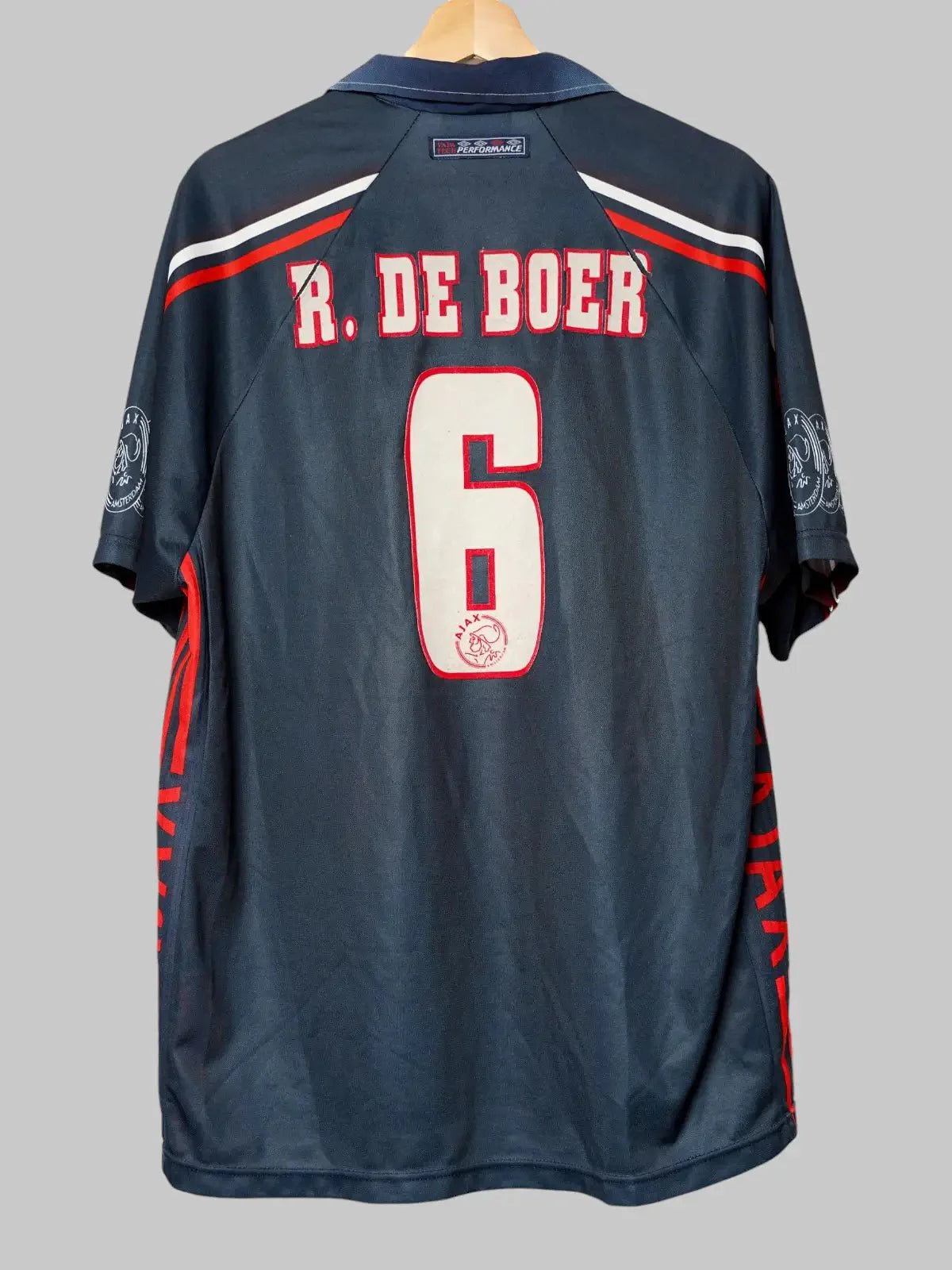 Ajax Away Shirt 1997/98 R. de Boer #6 (XL)