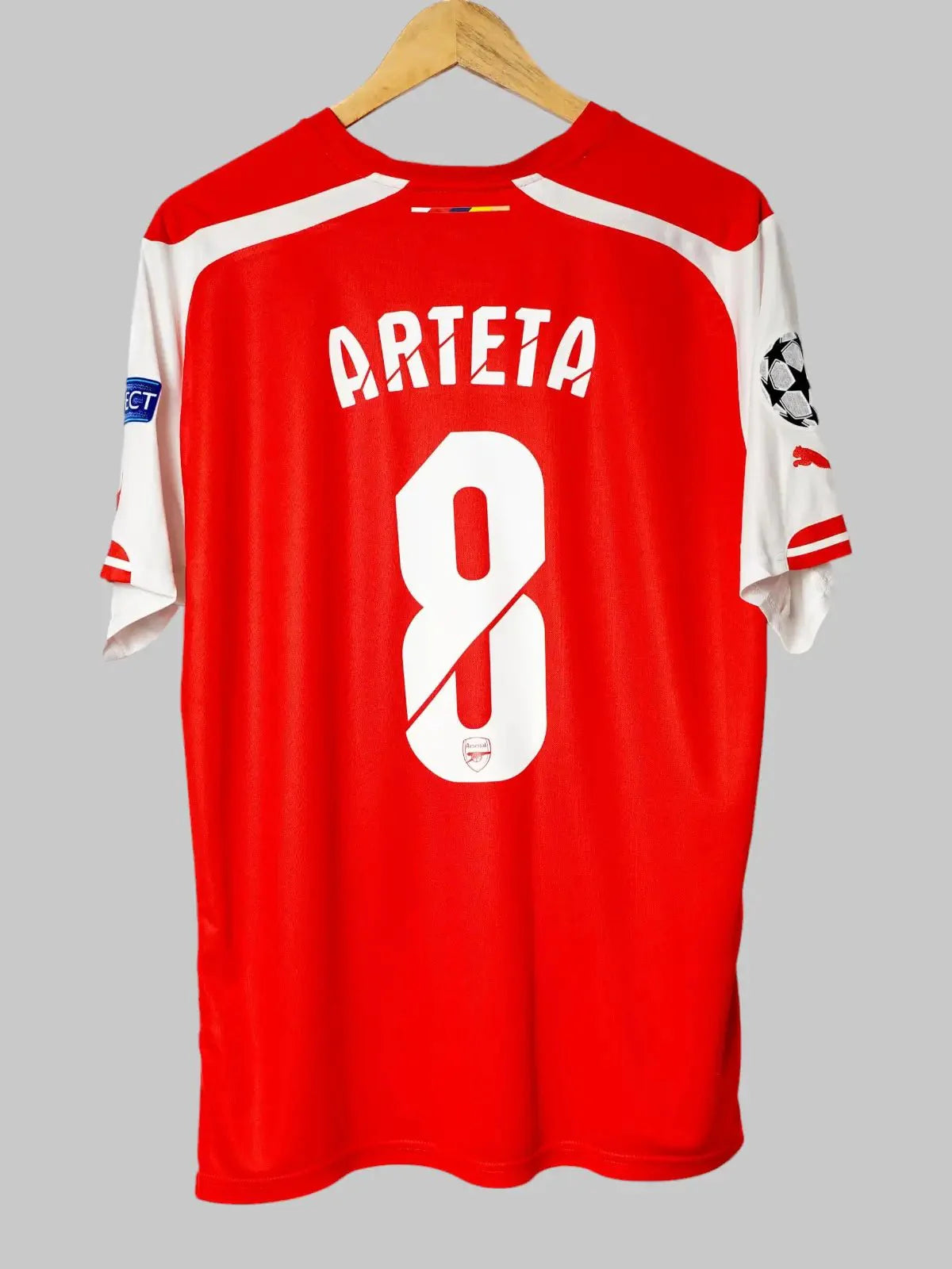 Arsenal Home Shirt 2014/15 Arteta #8 (XL)