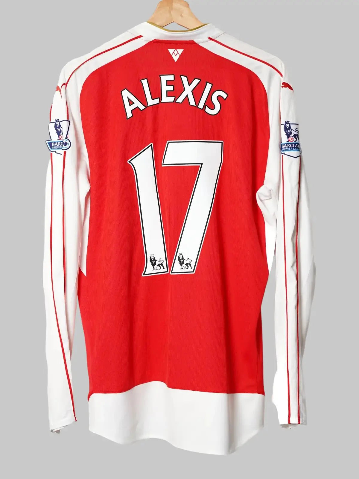 Arsenal Home Shirt L/S 2015/16 Alexis #17 (L)
