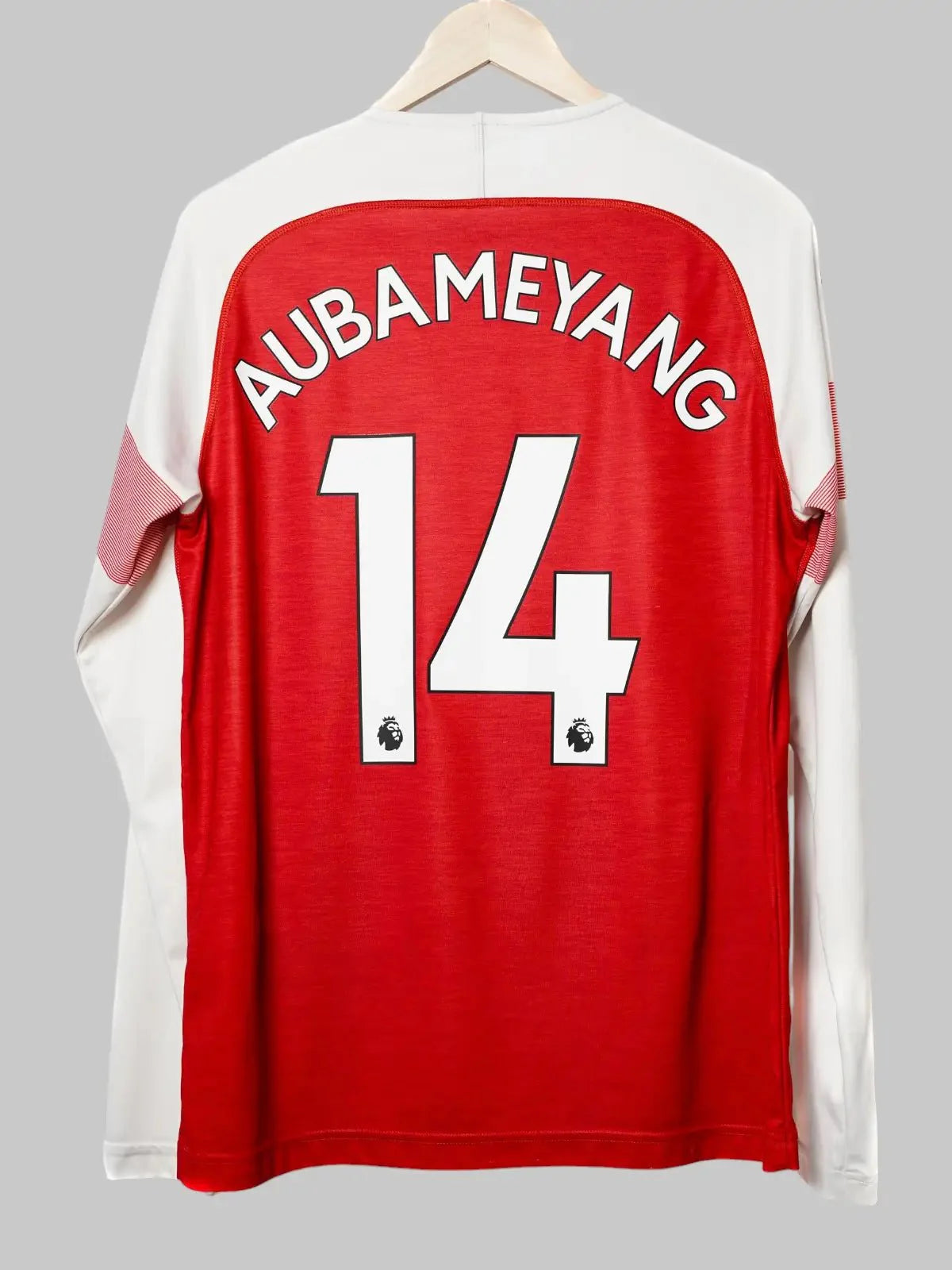 Arsenal Home Shirt L/S 2018/19 Aubameyang #14 (L)