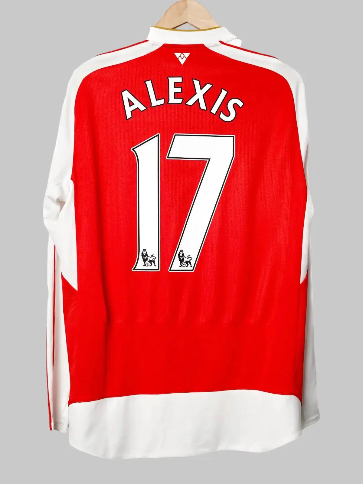 Arsenal L/S Home Shirt 2015/16 Alexis #17 (L)