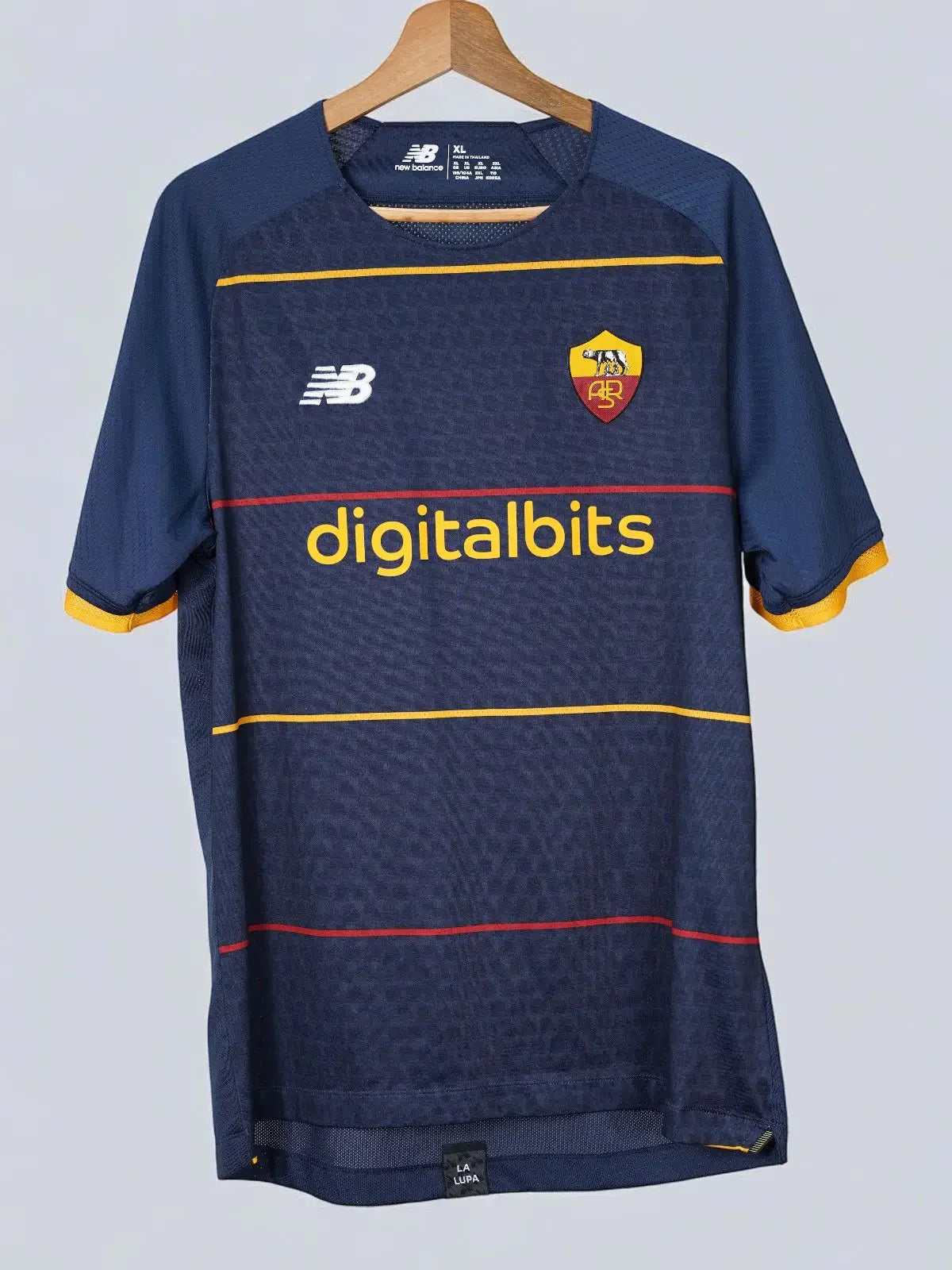 AS Roma Fourth Shirt 2021/22 Signed Wijnaldum #25
