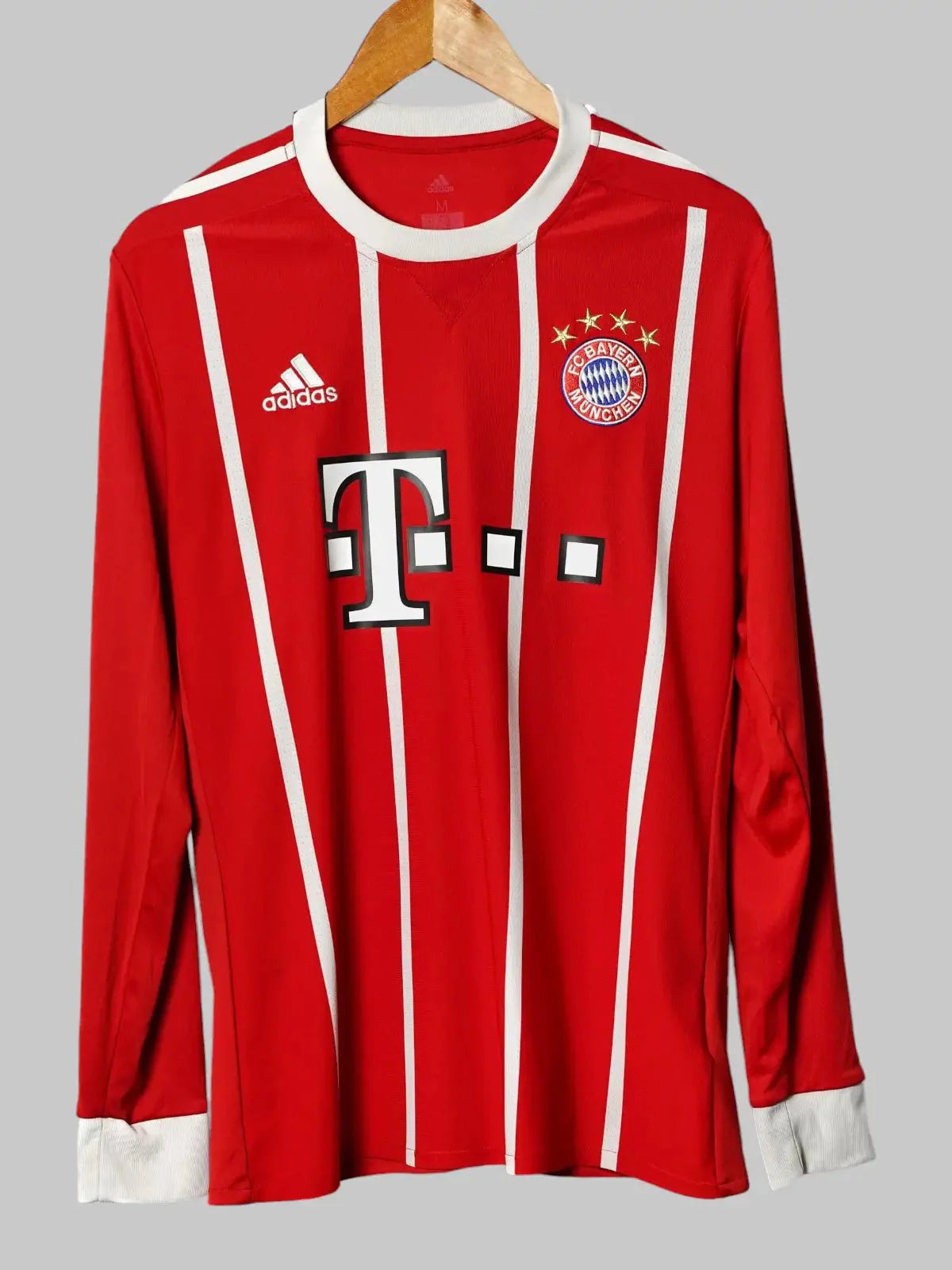 Bayern Munich Home Shirt L/S 2017/18 James #11 (M)