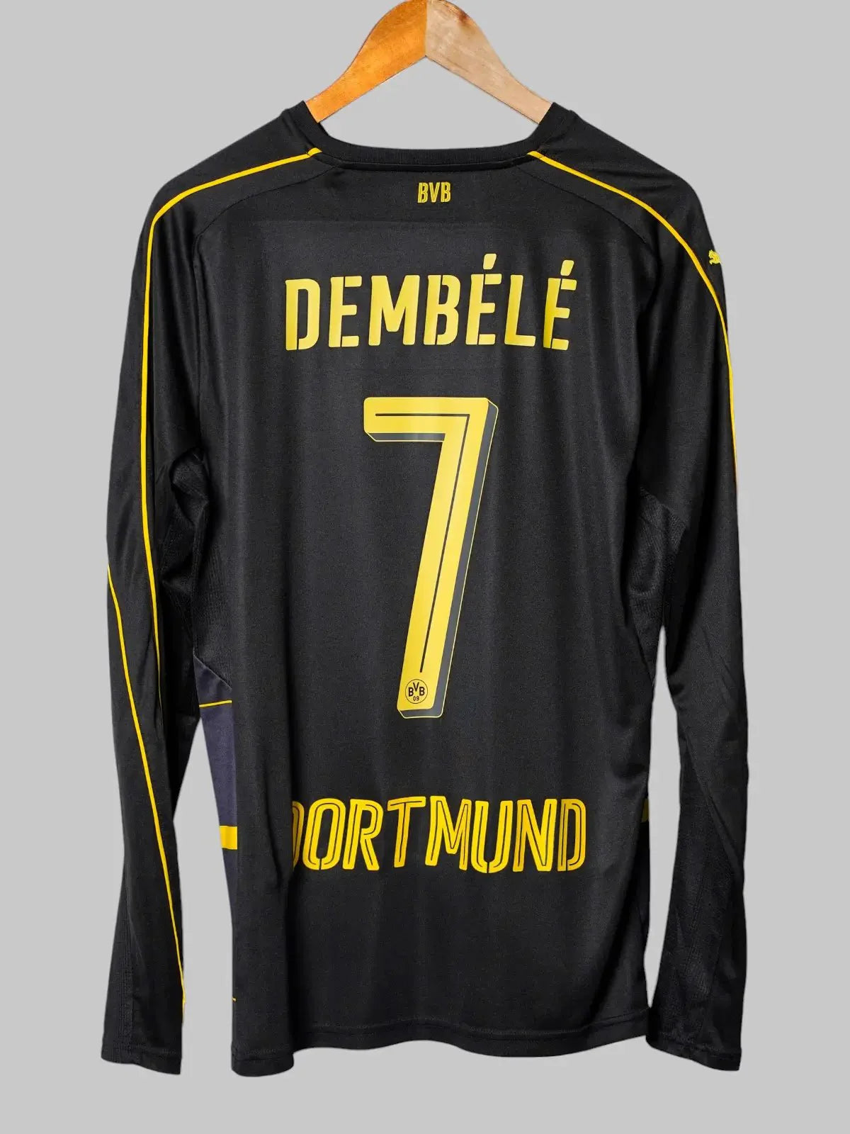 Borussia Dortmund Away Shirt 2016/17 L/S Dembélé #7 (M)