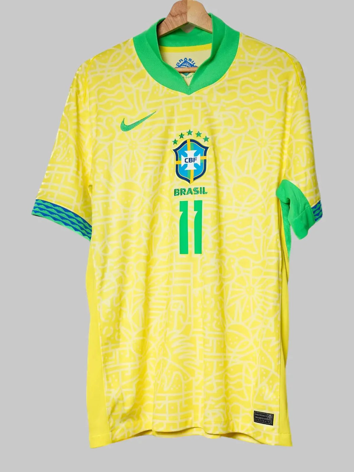 Brazil Home Shirt 2024/25 Raphinha #11 (L)