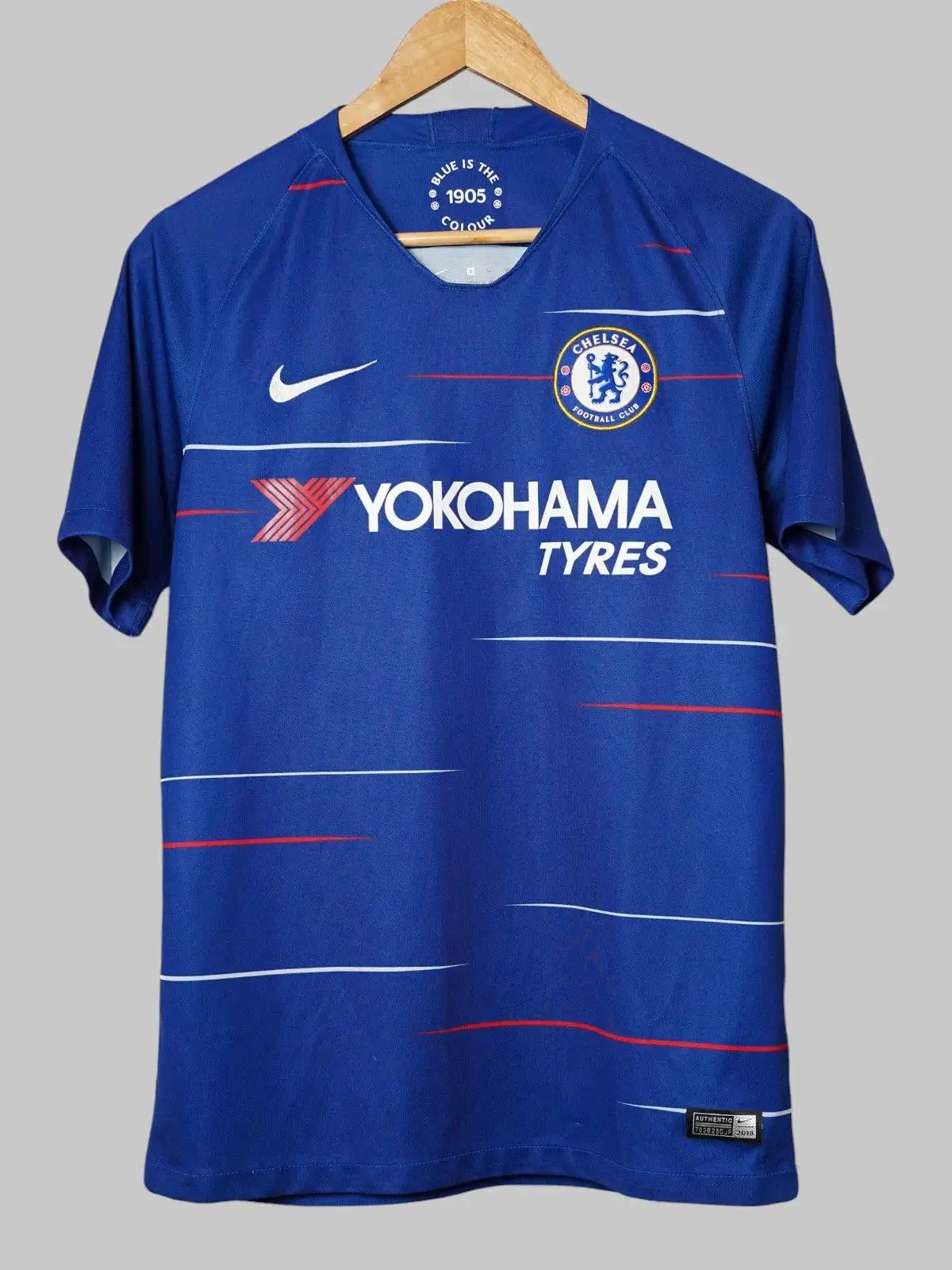 Chelsea Home Shirt 2018/19 Hazard #10 (S)