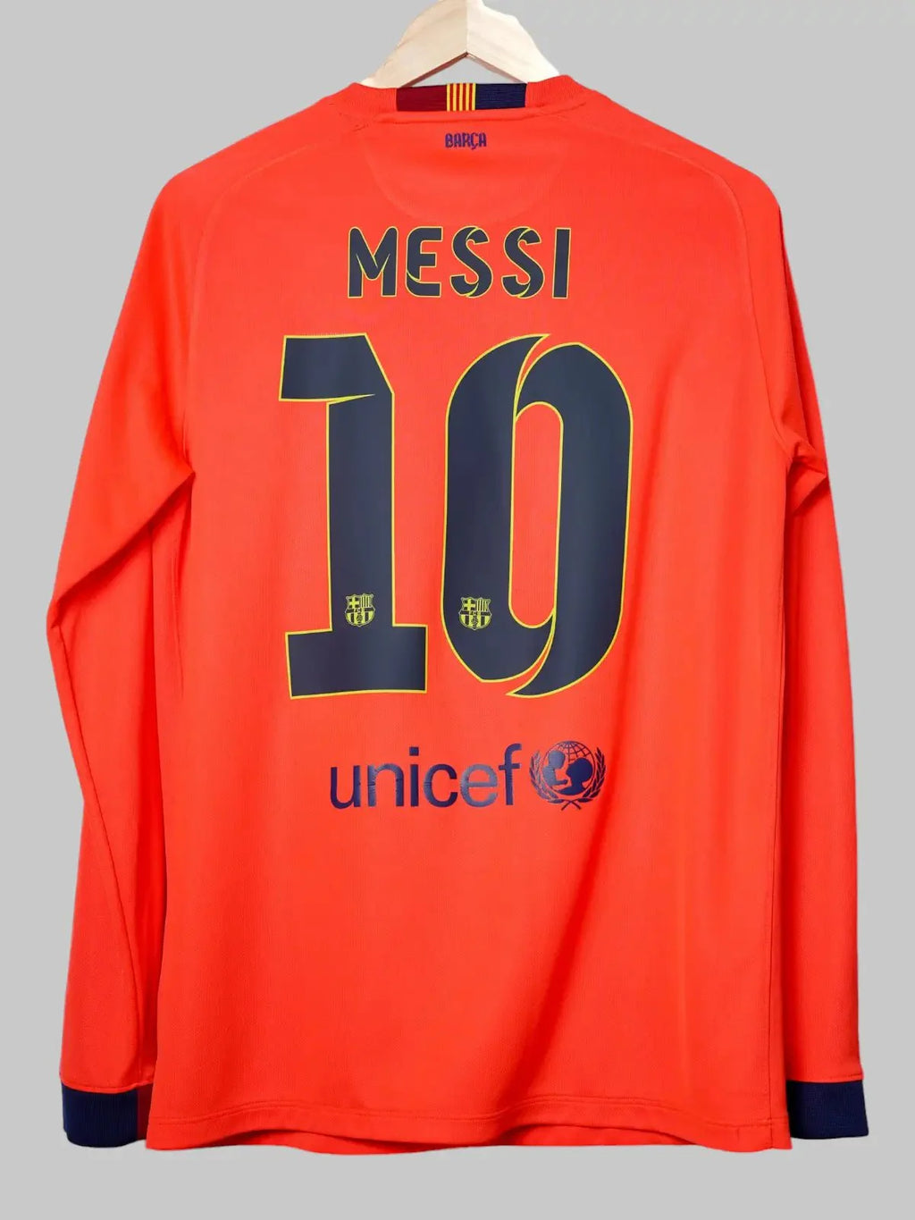 FC Barcelona Away Shirt L/S 2014/15 Messi #10 (M)