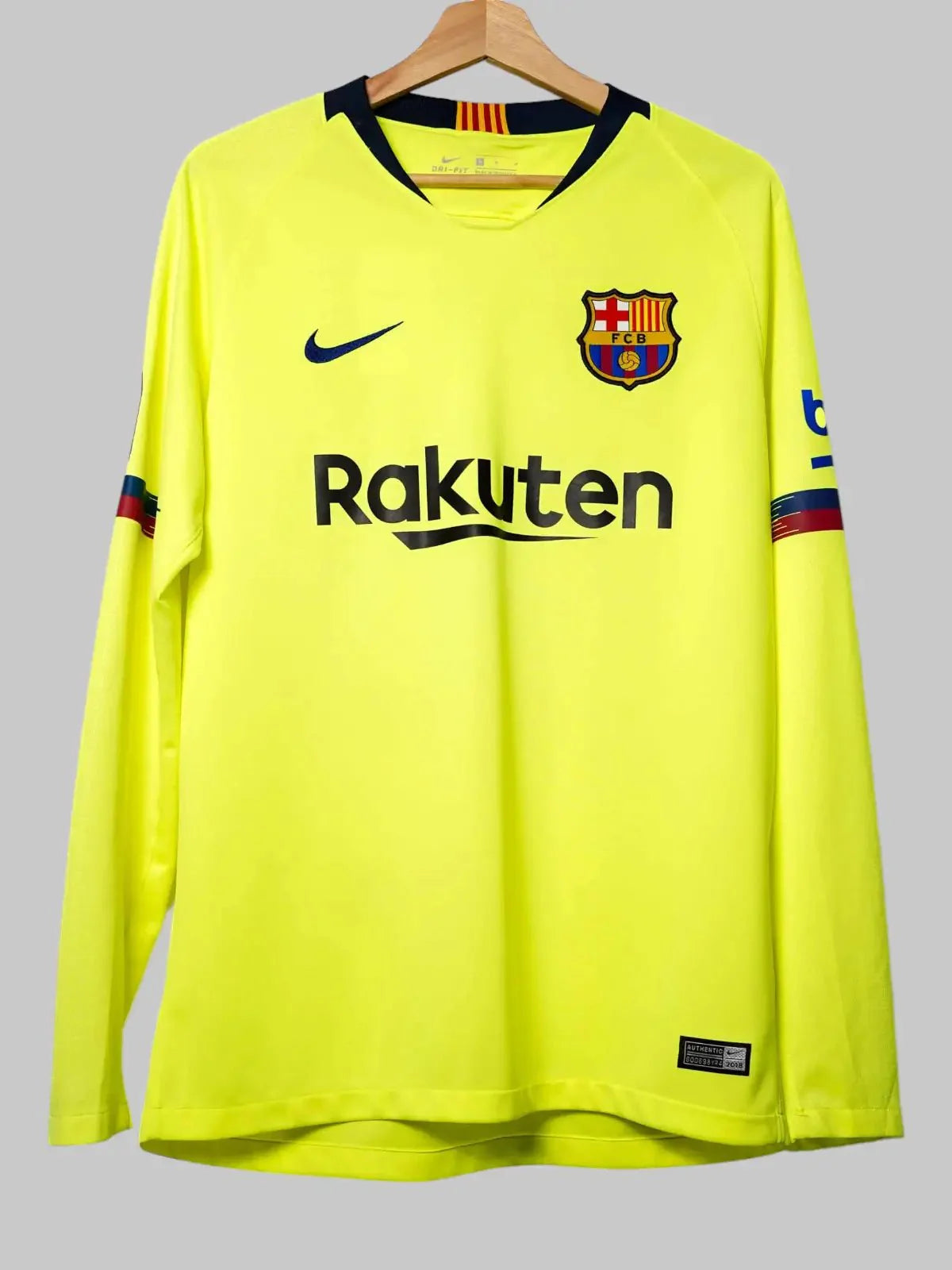 FC Barcelona Away Shirt L/S 2018/19 Messi #10 (M)