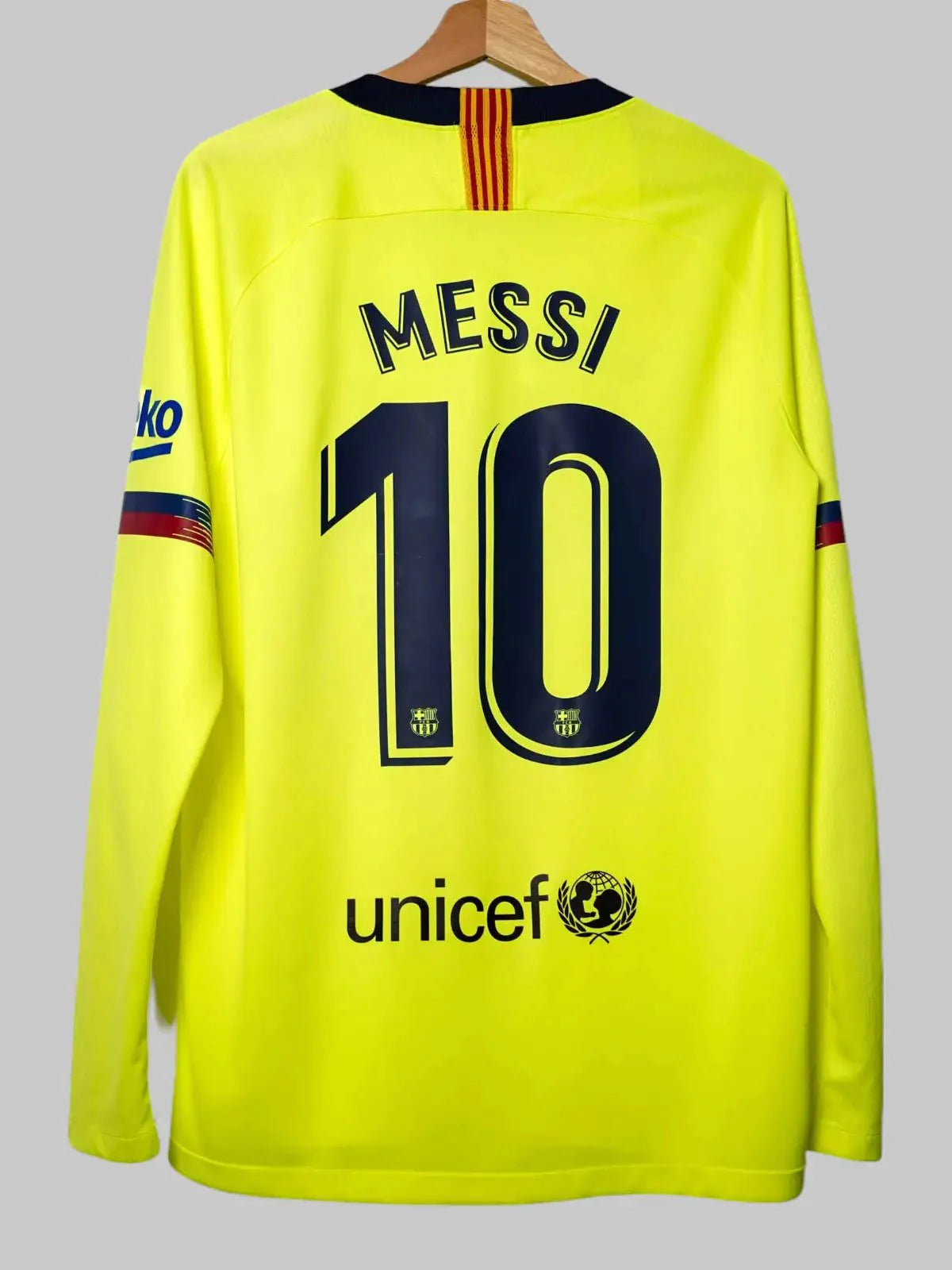 FC Barcelona Away Shirt L/S 2018/19 Messi #10 (M)