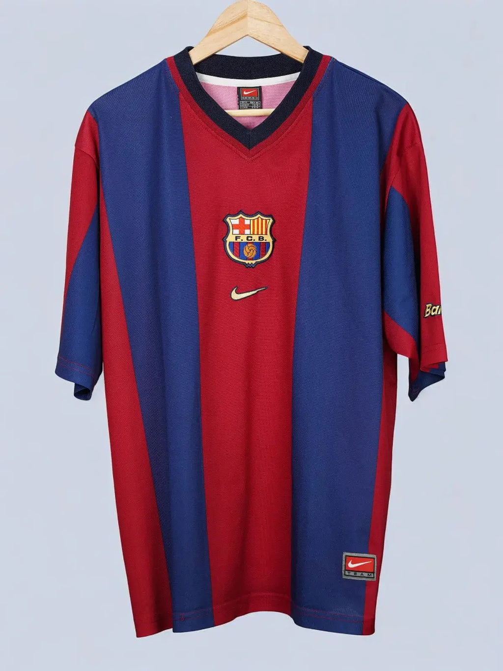 FC Barcelona Home Shirt 1998/99 Kluivert #19 (XL)