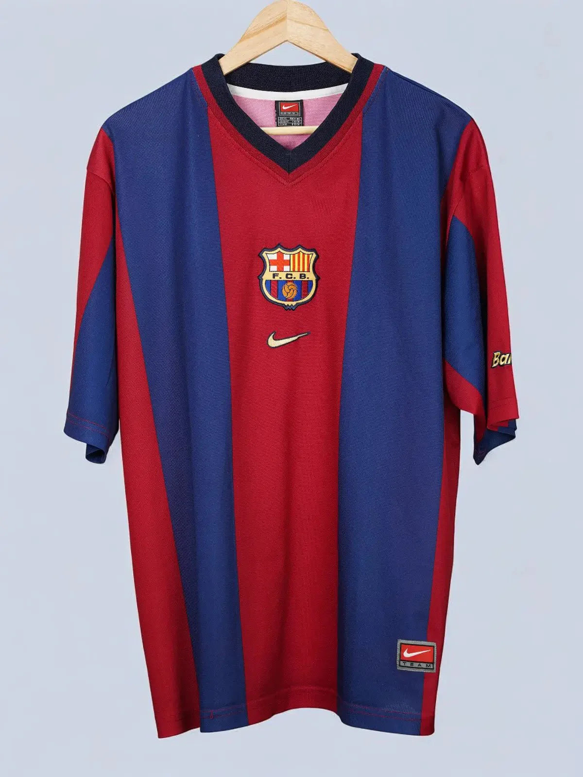 FC Barcelona Home Shirt 1998/99 Kluivert #19 (XL)