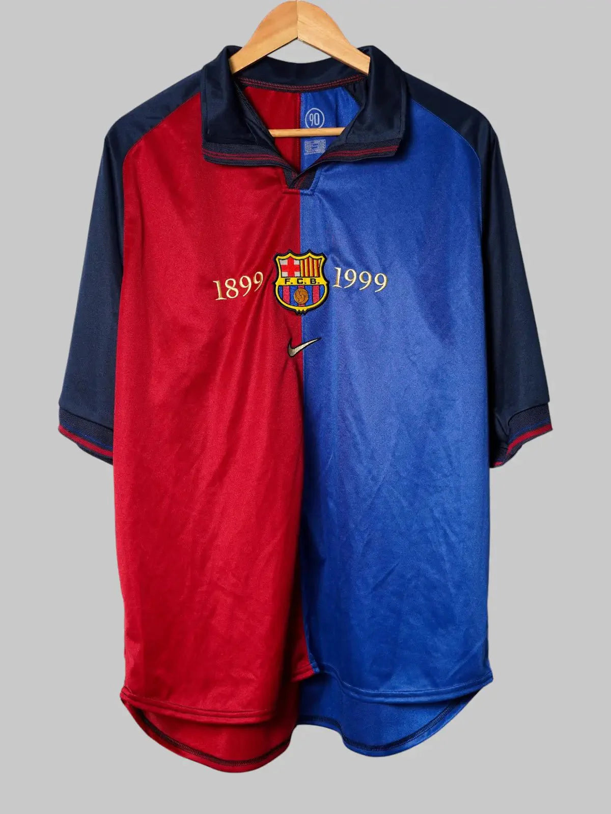 FC Barcelona Home Shirt 1999/00 Kluivert #9 (L)