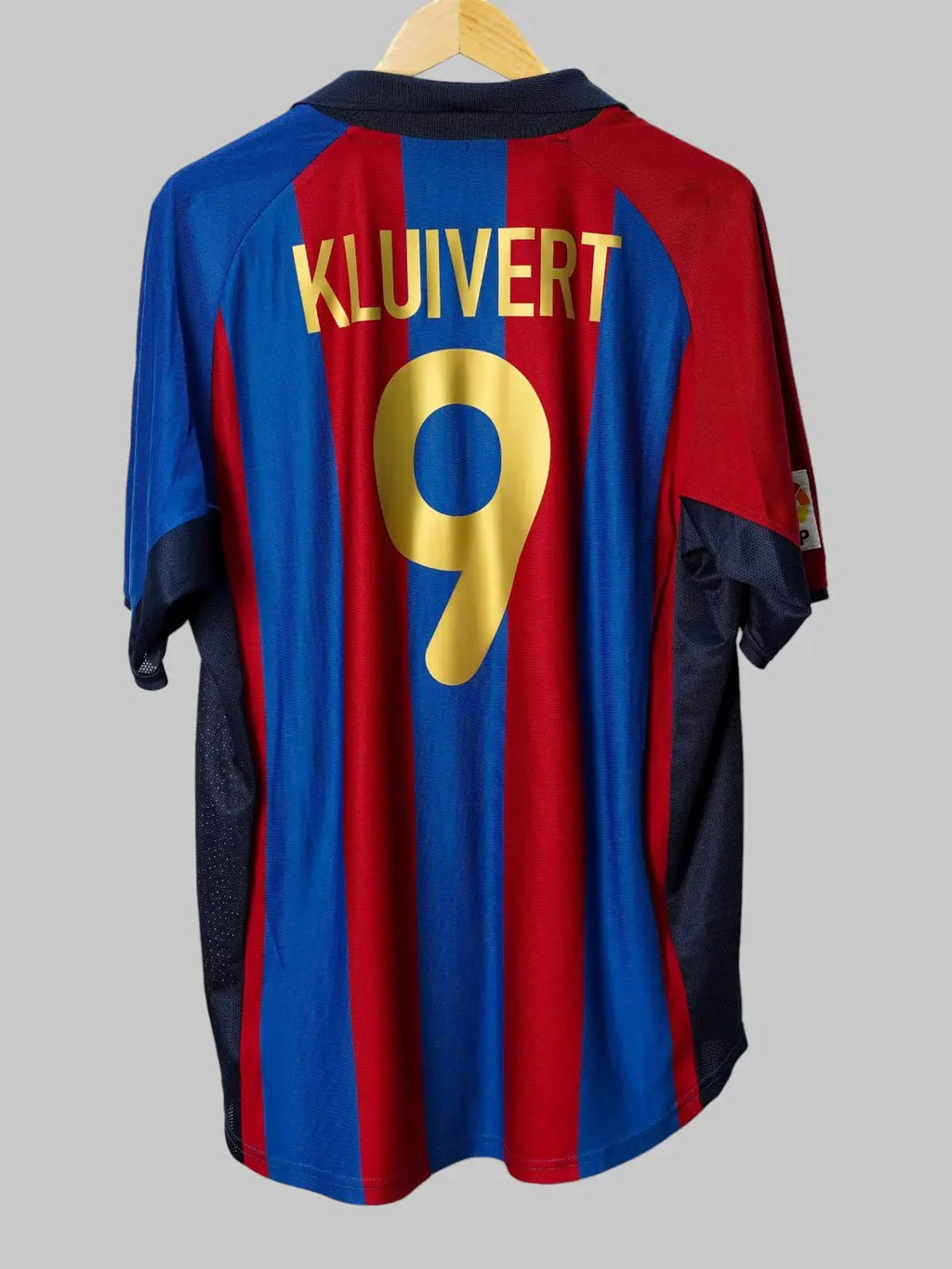 FC Barcelona Home Shirt 2001/2 Kluivert #9 (L)