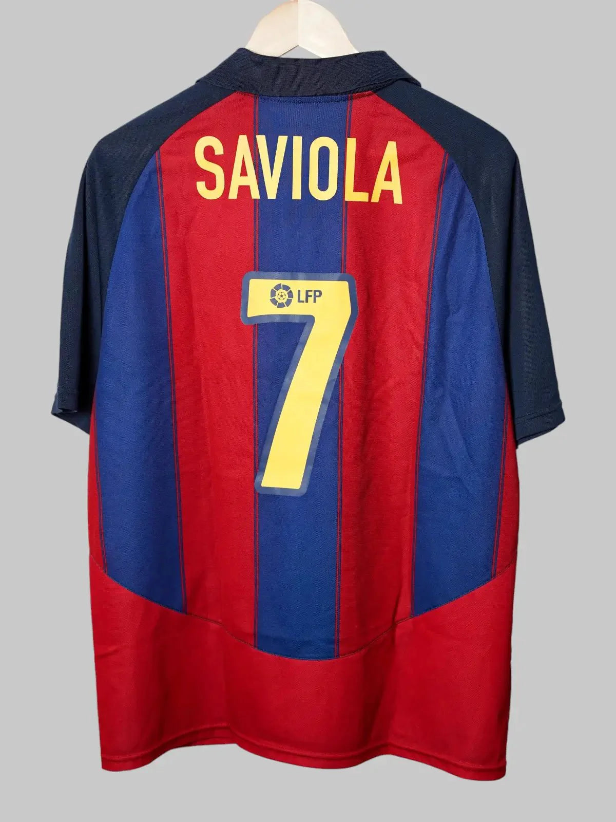FC Barcelona Home Shirt 2003/04 Saviola #7 (L)
