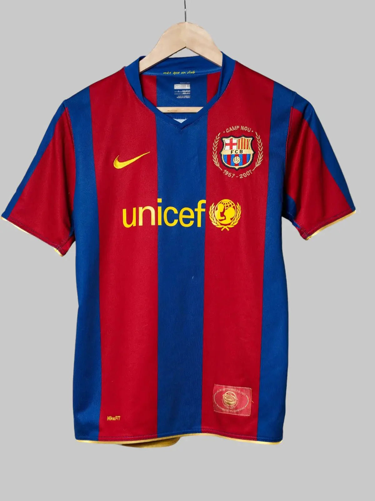 FC Barcelona Home Shirt 2007/08 (L Kids)