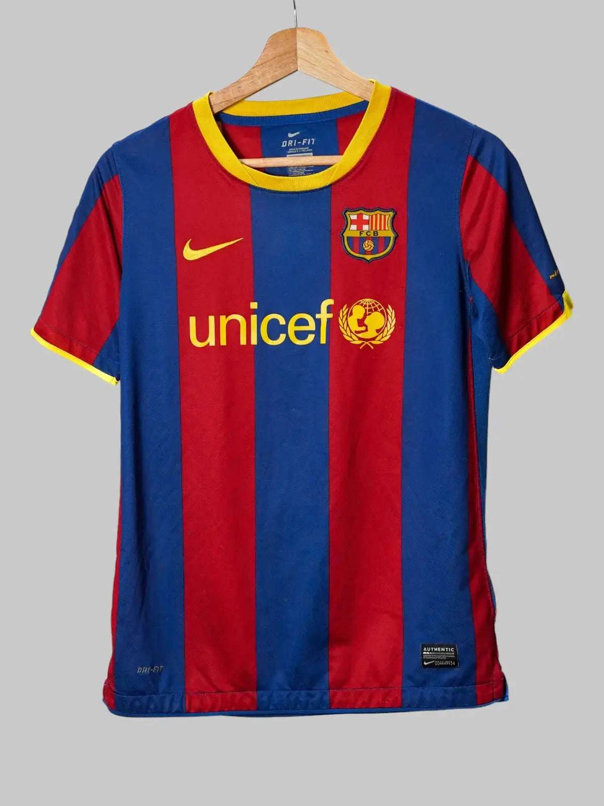 FC Barcelona Home Shirt 2010/11 Messi #10 (L Kids)