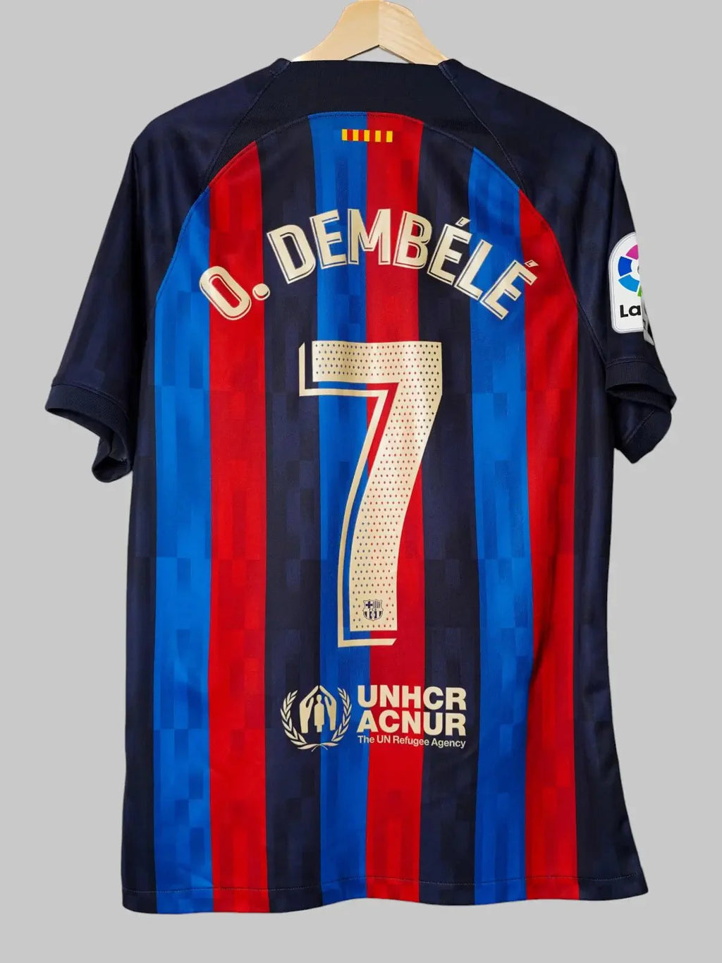 FC Barcelona Home Shirt 2022/23 Dembélé #7 (M)