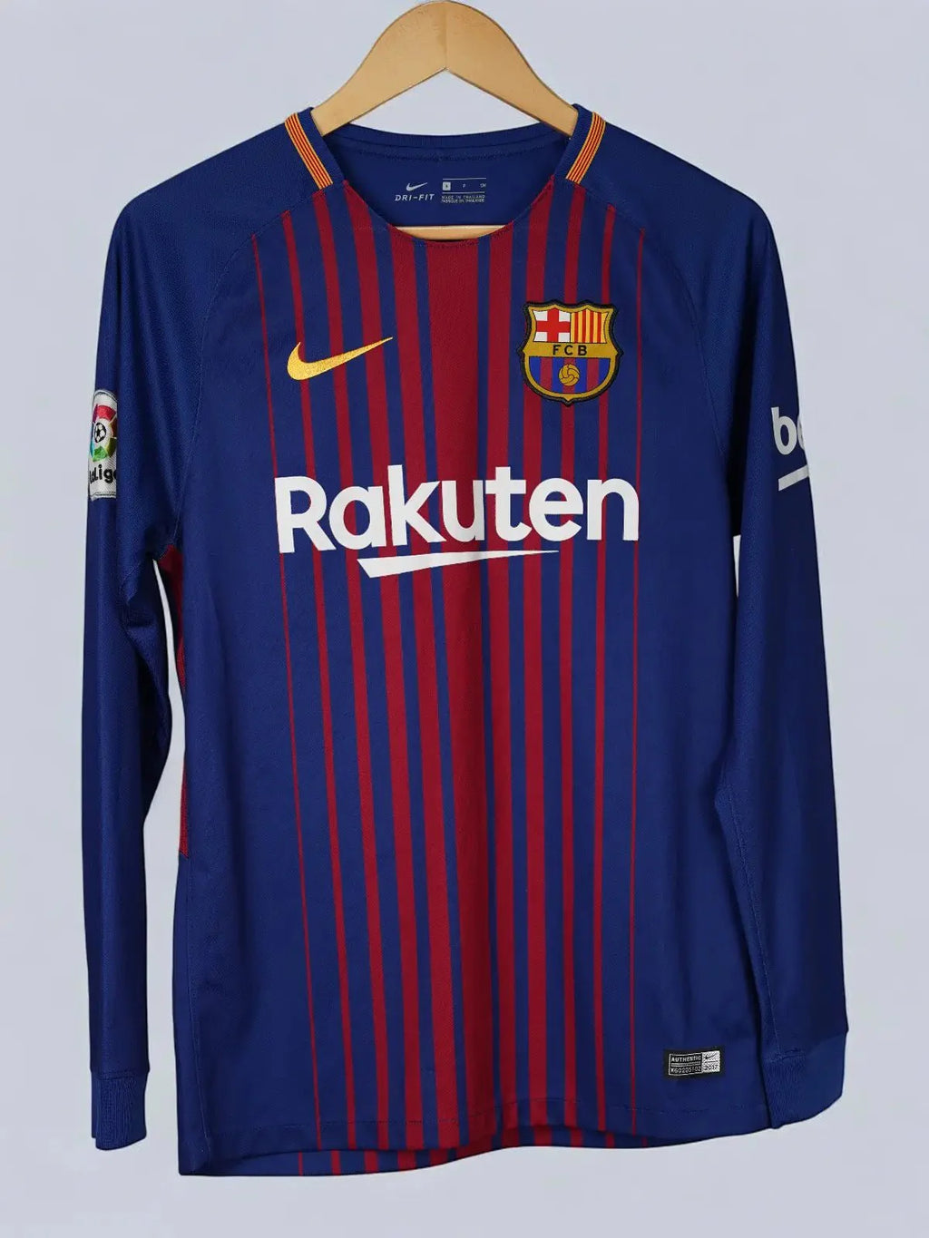 FC Barcelona Home Shirt L/S 2017/18 Messi #10 (S)