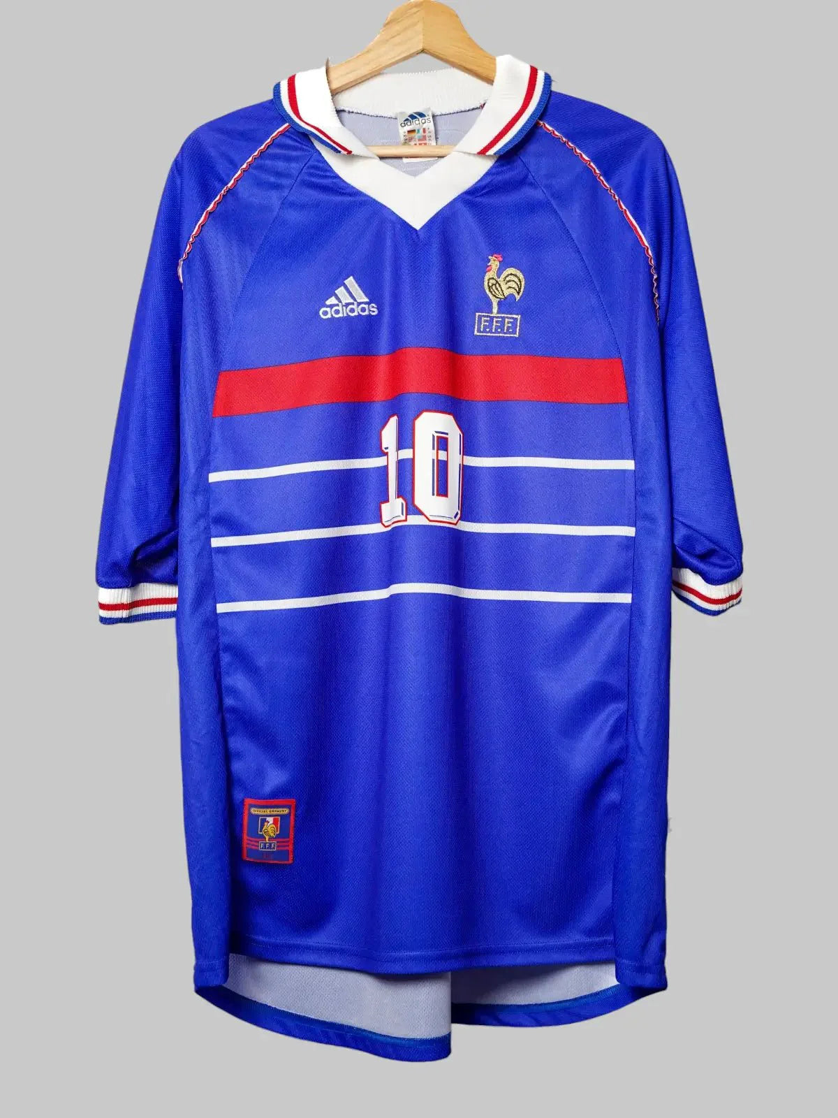France Home Shirt 1998/99 Zidane #10 (XL)