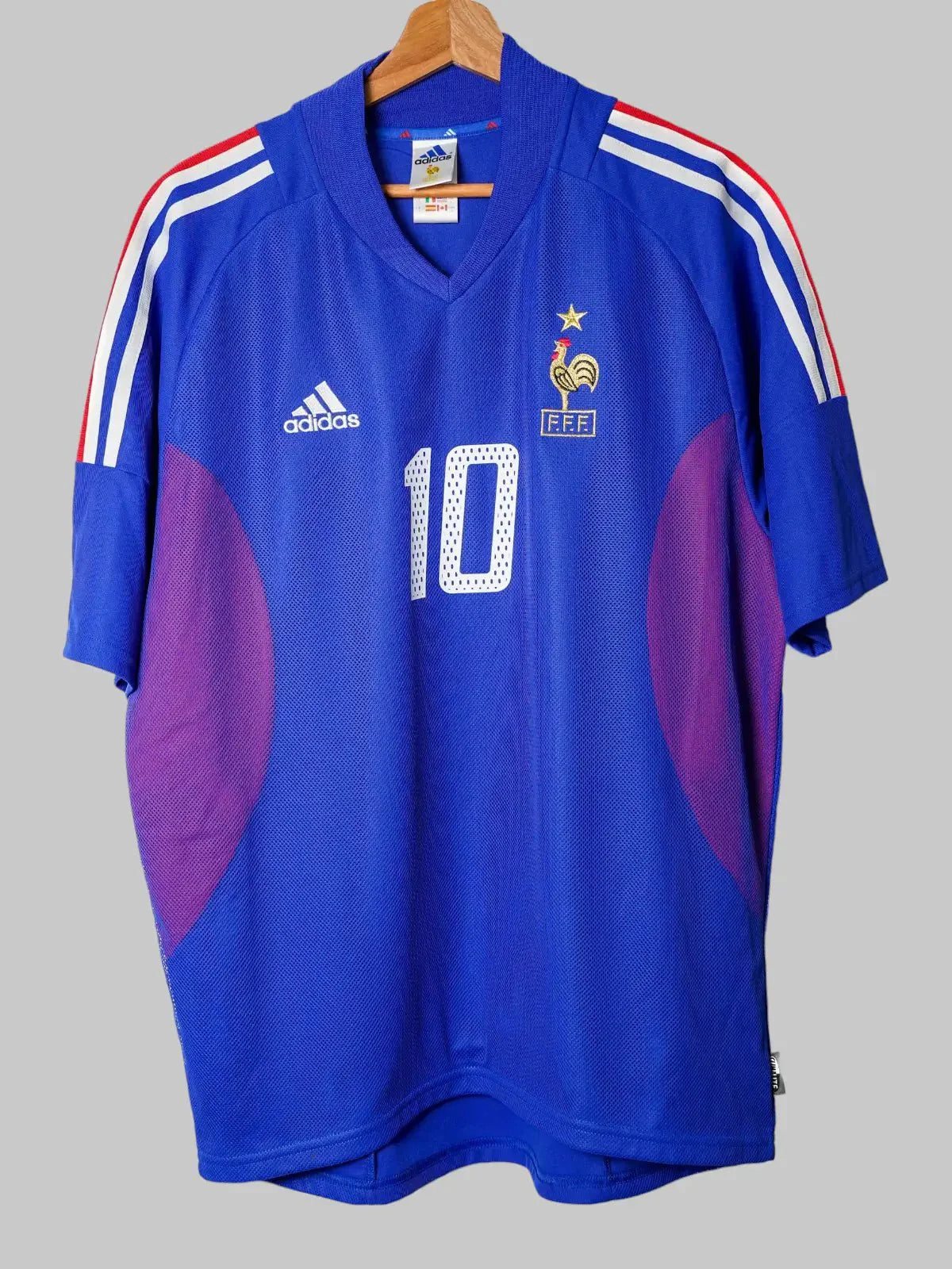 France Home Shirt 2002/4 Zidane #10 (L)