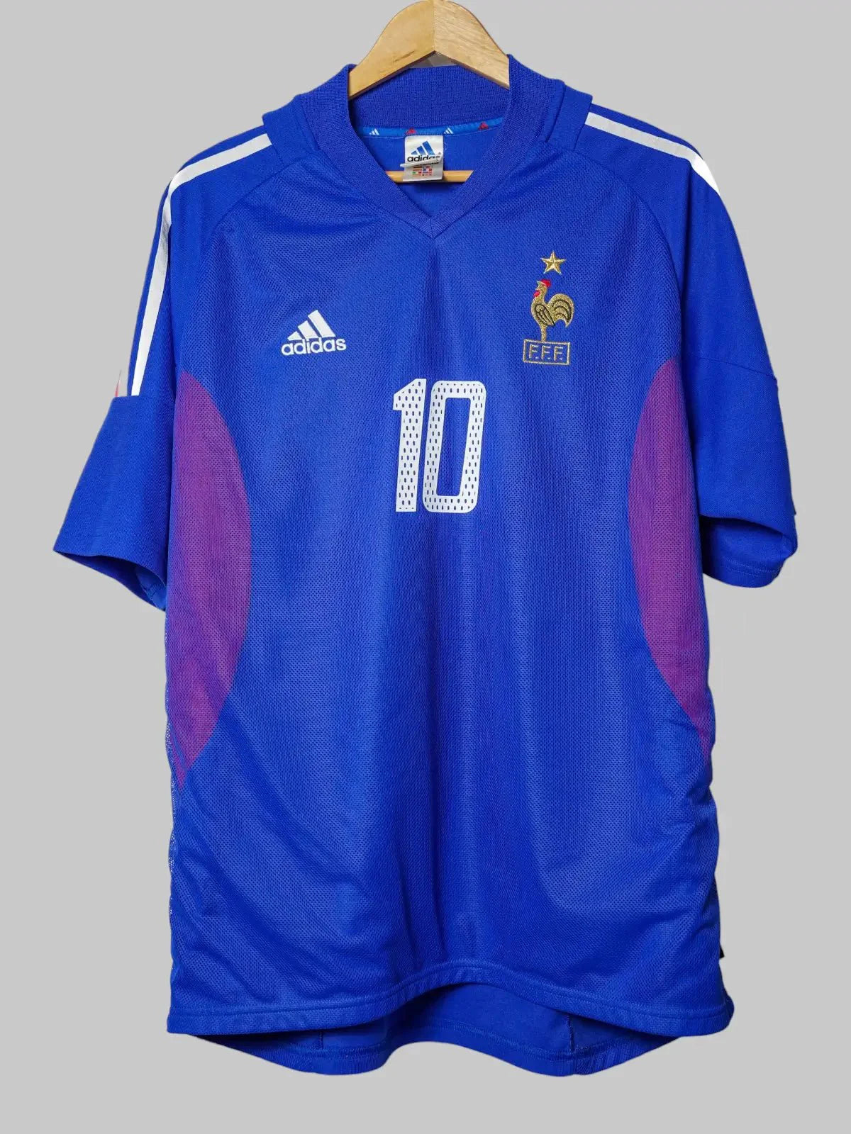 France Home Shirt 2002/4 Zidane #10 (M)