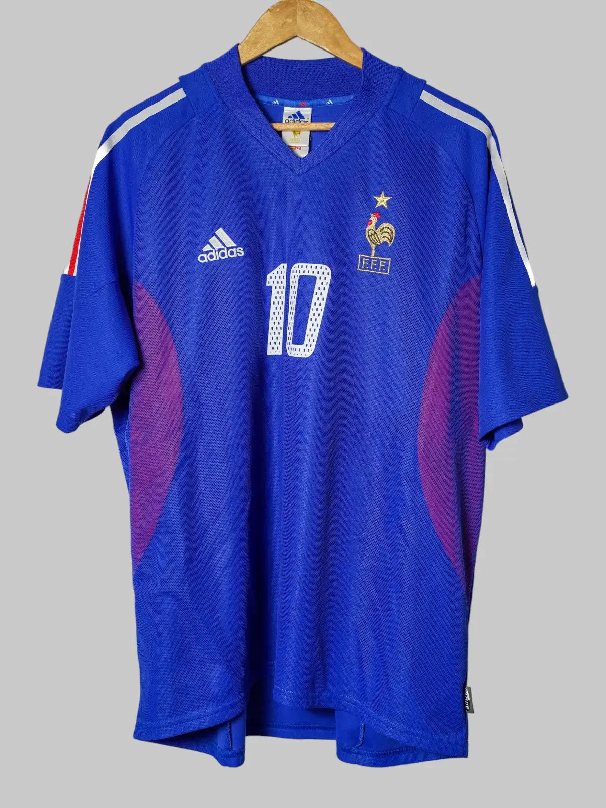 France Home Shirt 2002/4 Zidane #10 (XL)