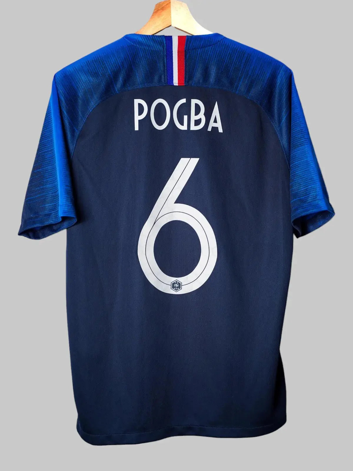France Home Shirt 2018/19 Pogba #6 (M)