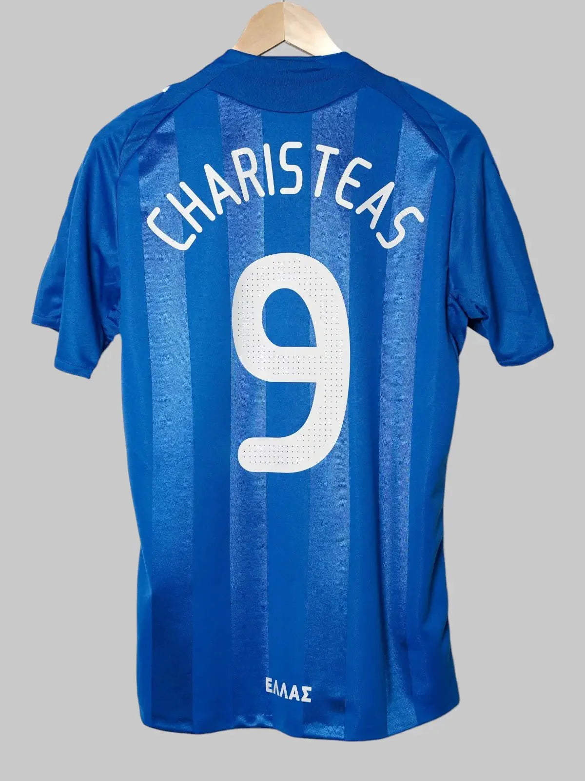 Greece Home Shirt 2008/9 Charisteas #9 Player Issue (M)