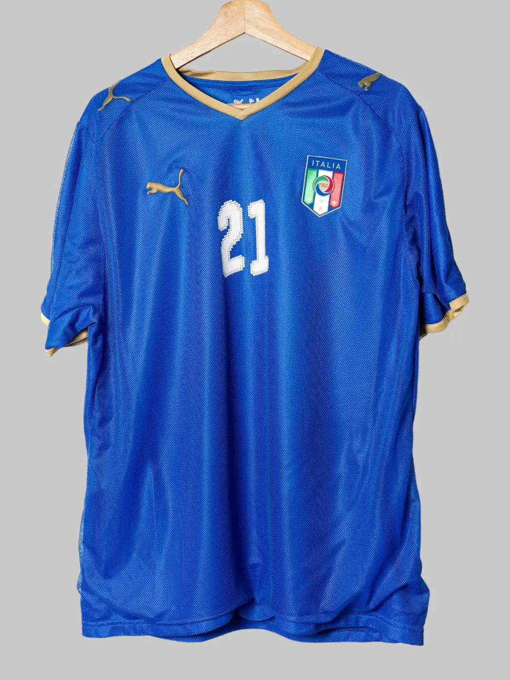 Italy Home Shirt 2007/08 Pirlo #21 (XL)