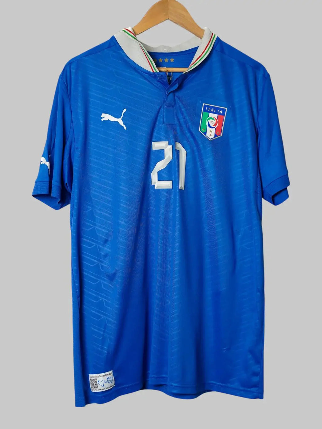 Italy Home Shirt 2012/13 Pirlo #21 (XL)