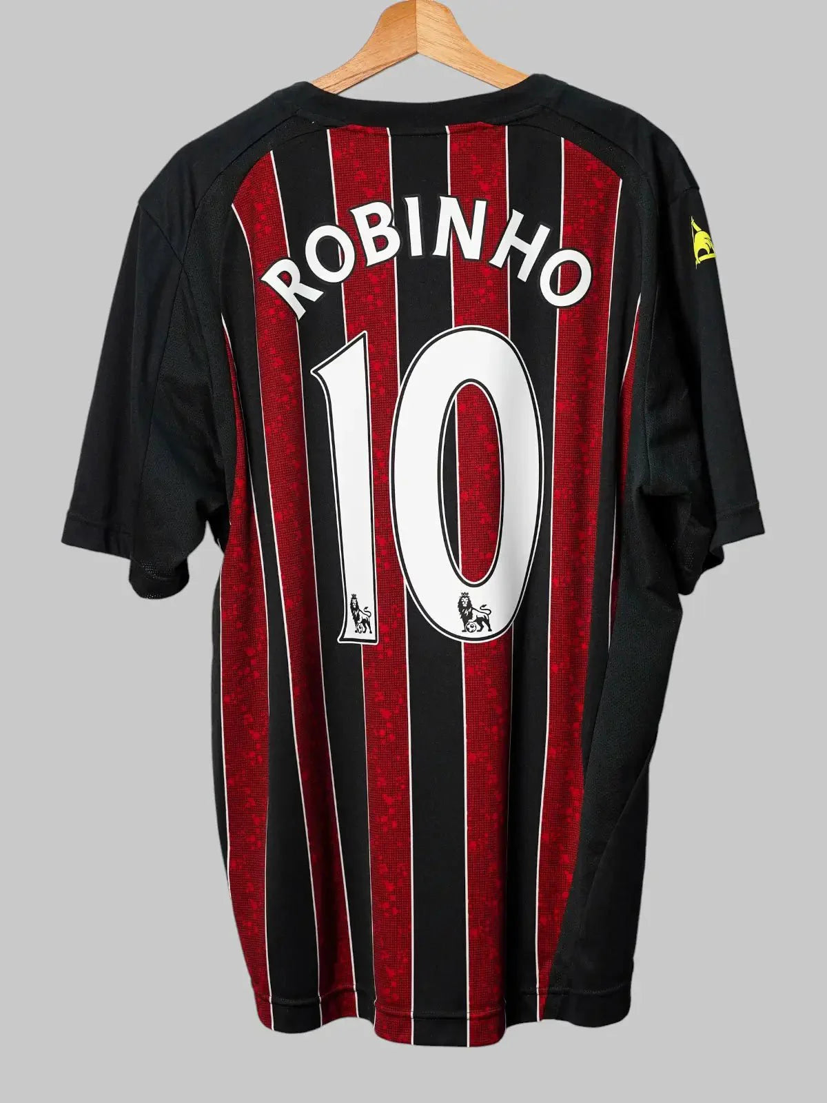 Manchester City Away Shirt 2008/9 Robinho #10 (L)