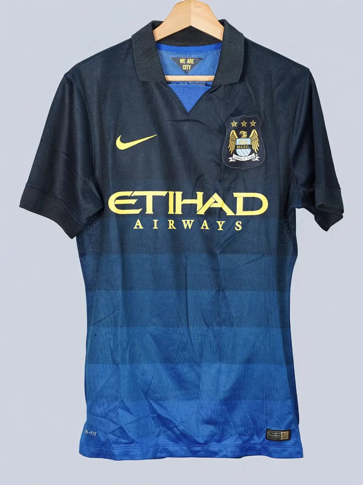 Manchester City Away Shirt 2013/14 Rekik Player Issue #19 (M)