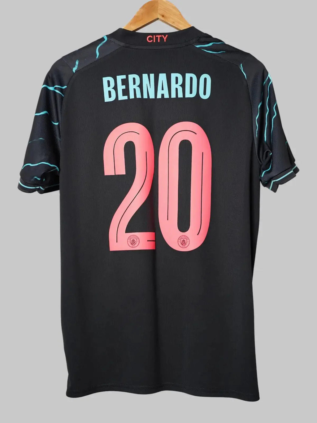 Manchester City Third Shirt 2023/24 Bernardo #20 (M)