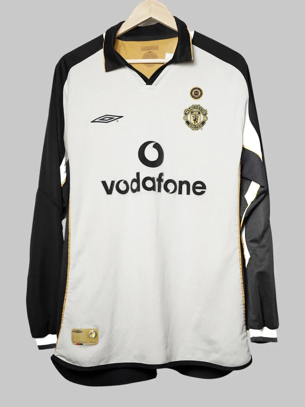 Manchester United Away Shirt L/S Reversible 2001/2 Beckham #7 (L)