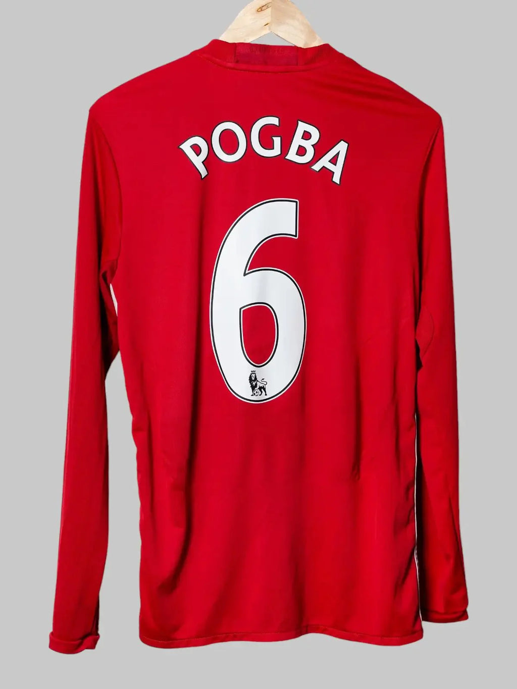 Manchester United Home Shirt 2016/17 Pogba #6 L/S (M)