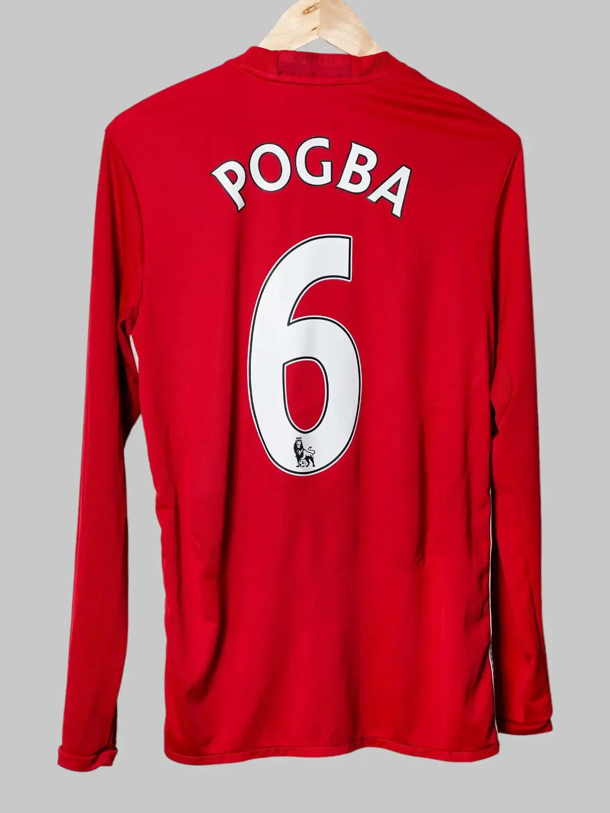 Manchester United Home Shirt 2016/17 Pogba #6 L/S (M)