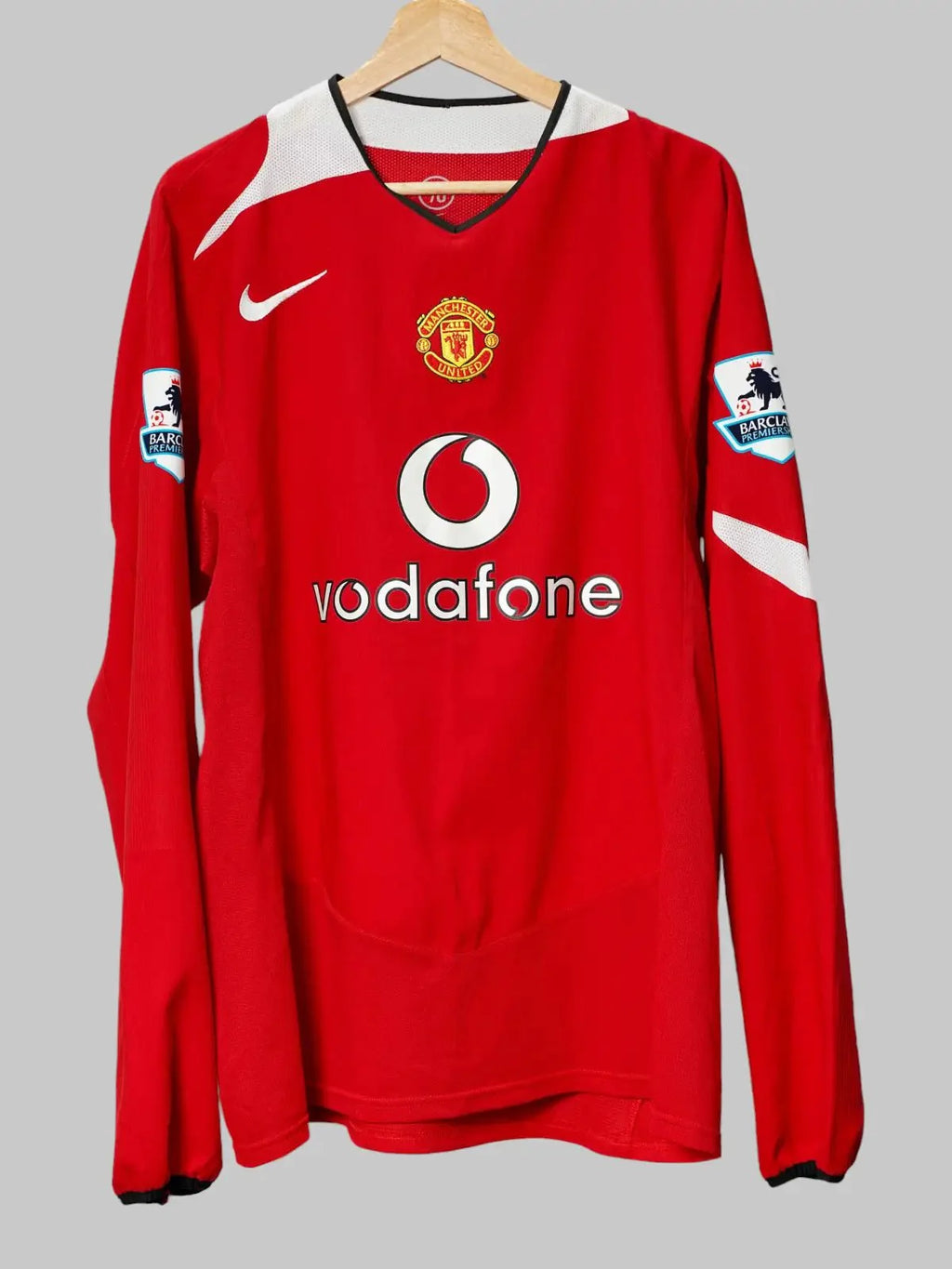 Manchester United Home Shirt L/S 2004/6 Ronaldo #7 (XL)